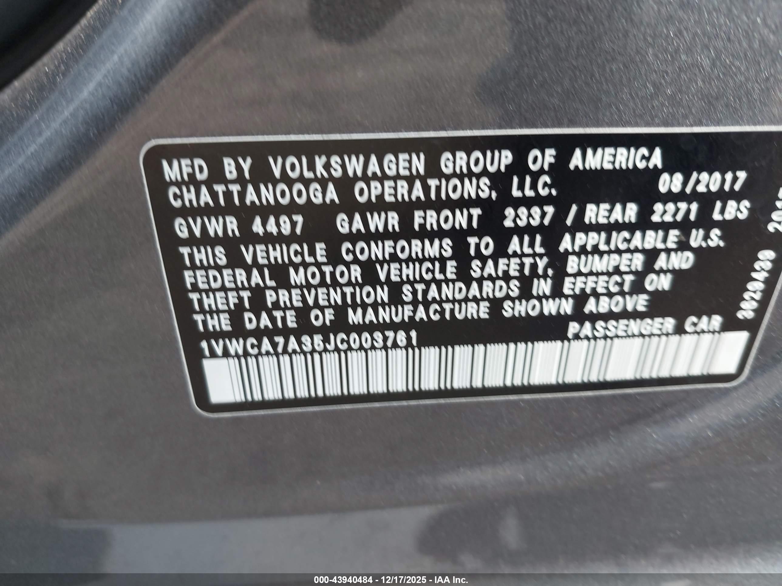 VOLKSWAGEN PASSAT image 9