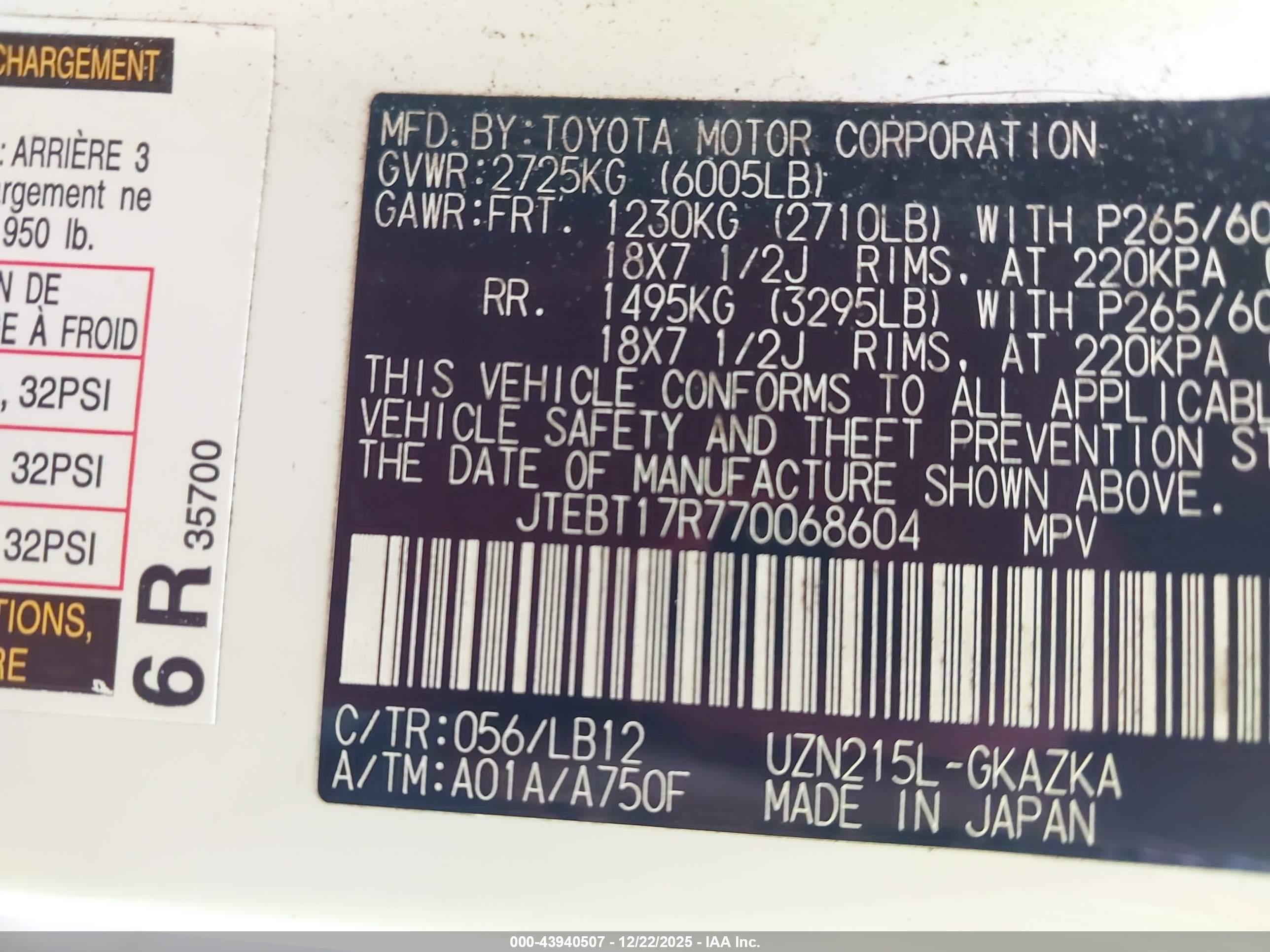 TOYOTA 4RUNNER image 9