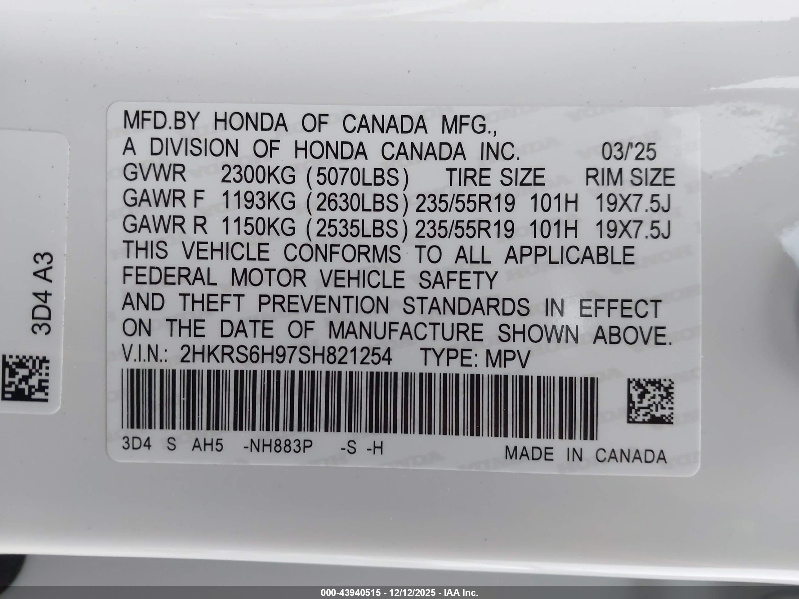 HONDA CR-V image 9