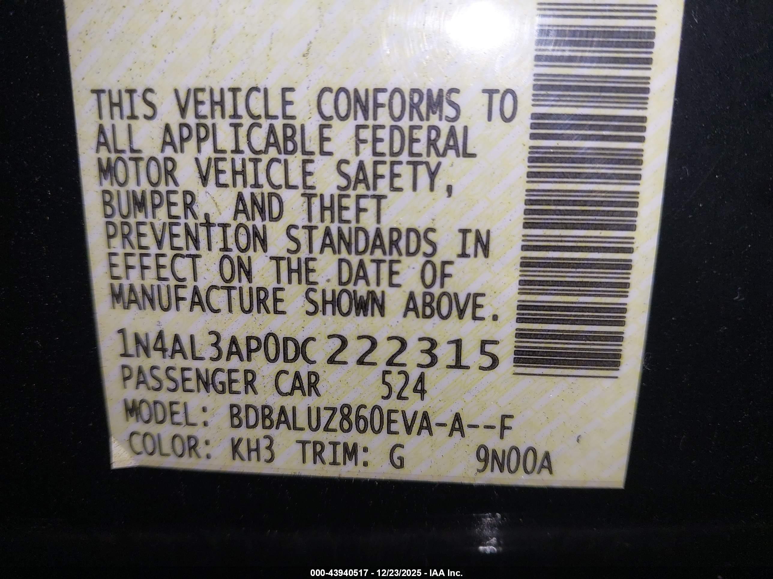 NISSAN ALTIMA image 9