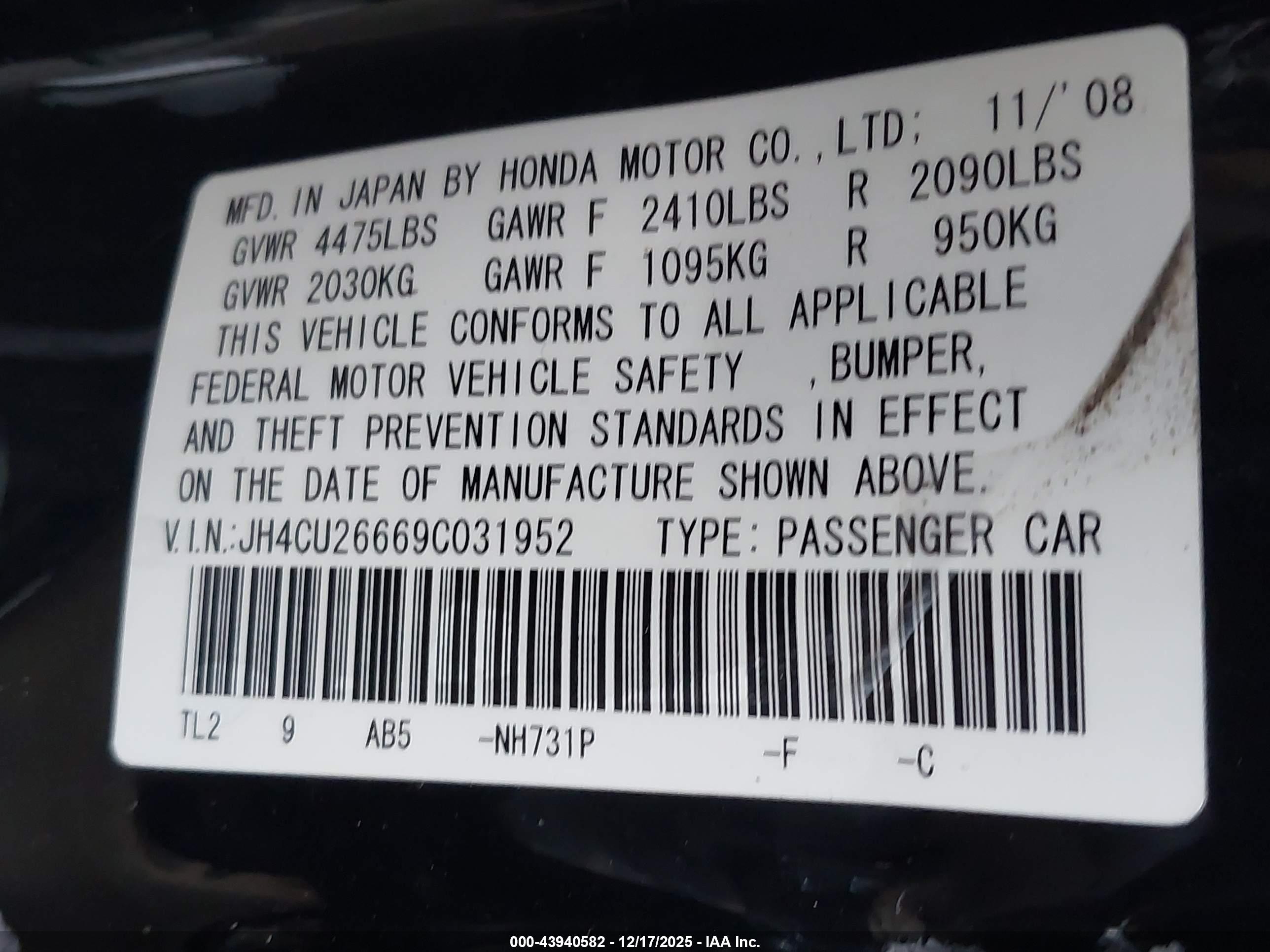 ACURA TSX image 9