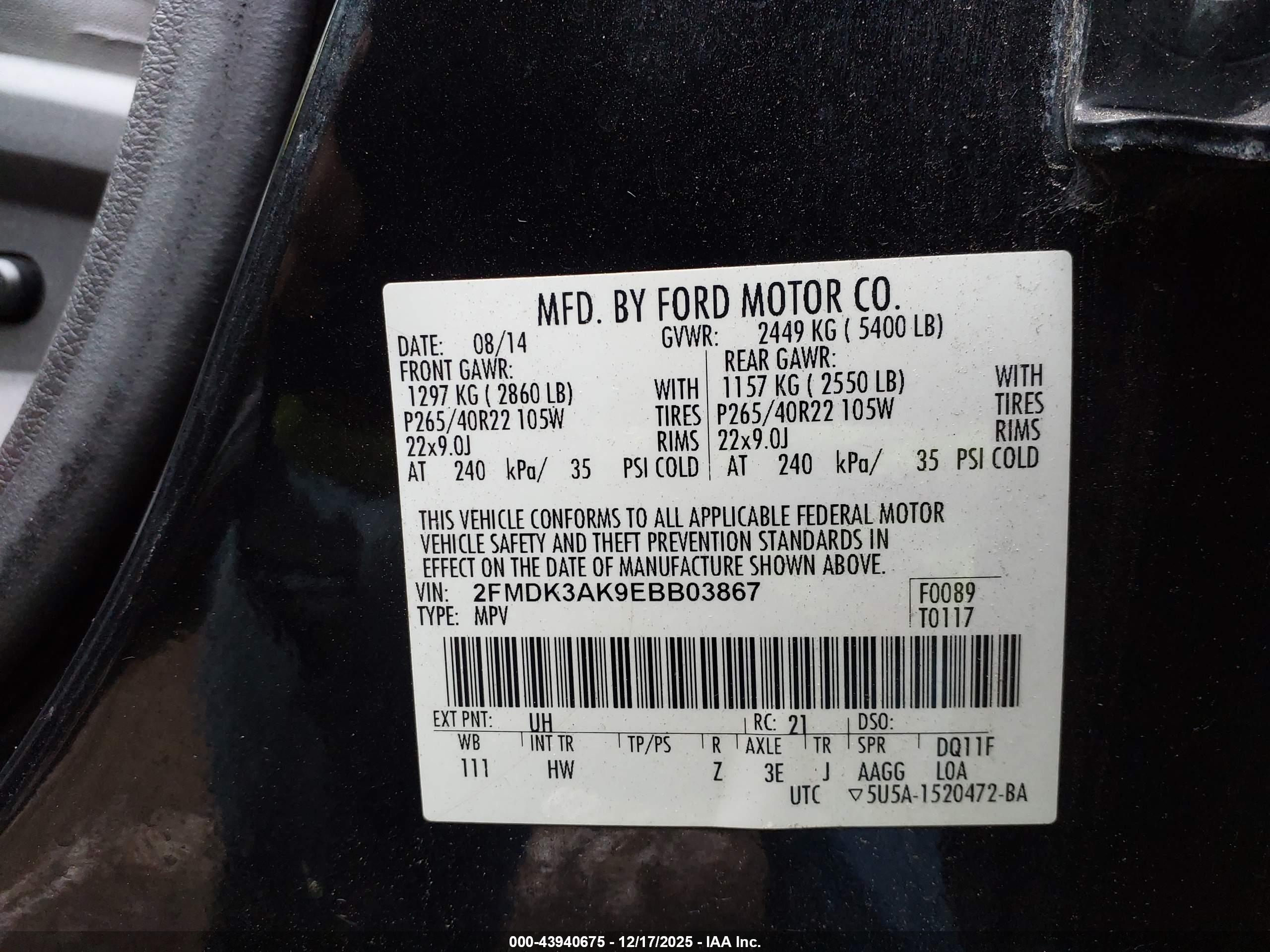 FORD EDGE image 9