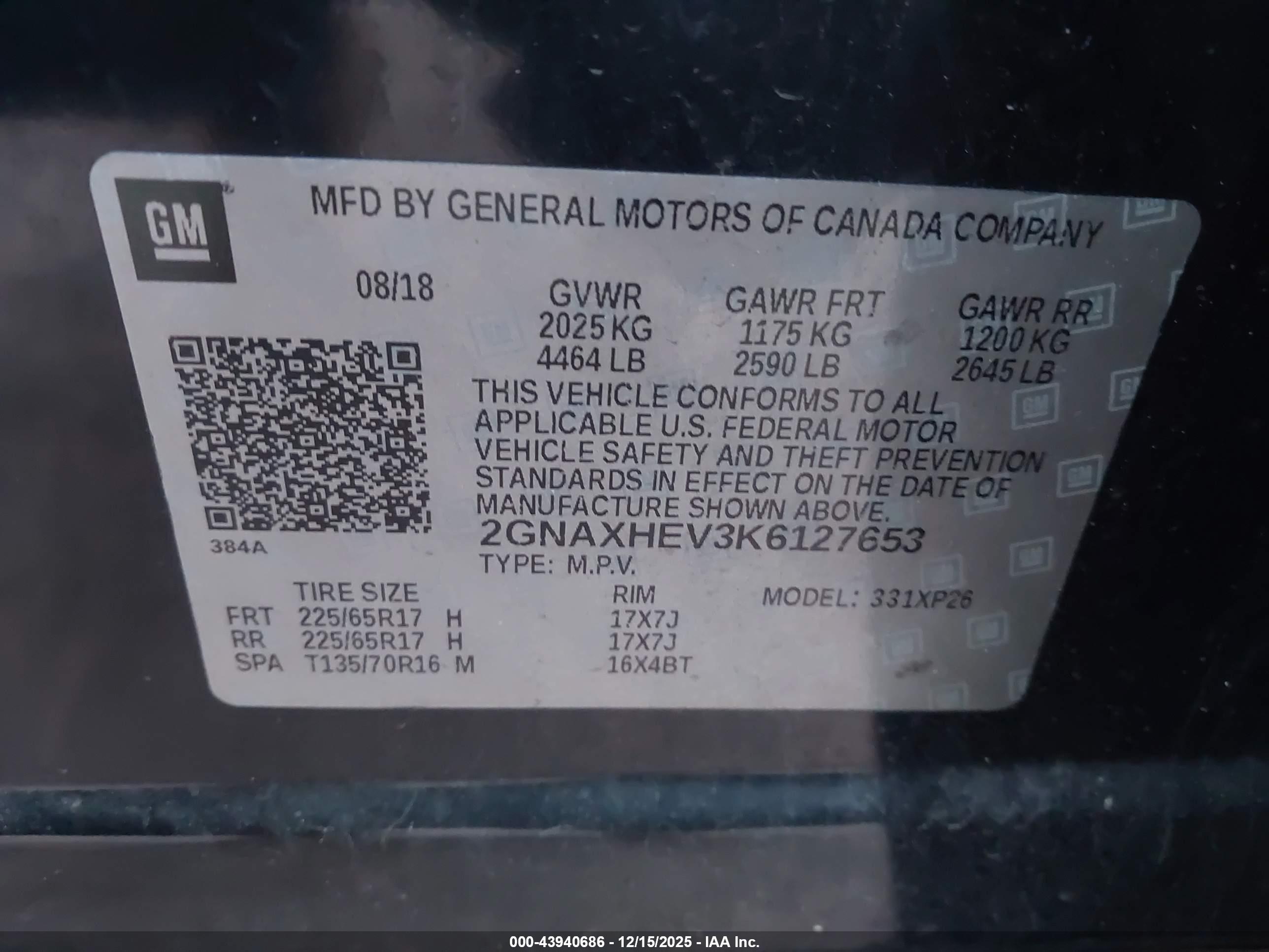CHEVROLET EQUINOX image 9