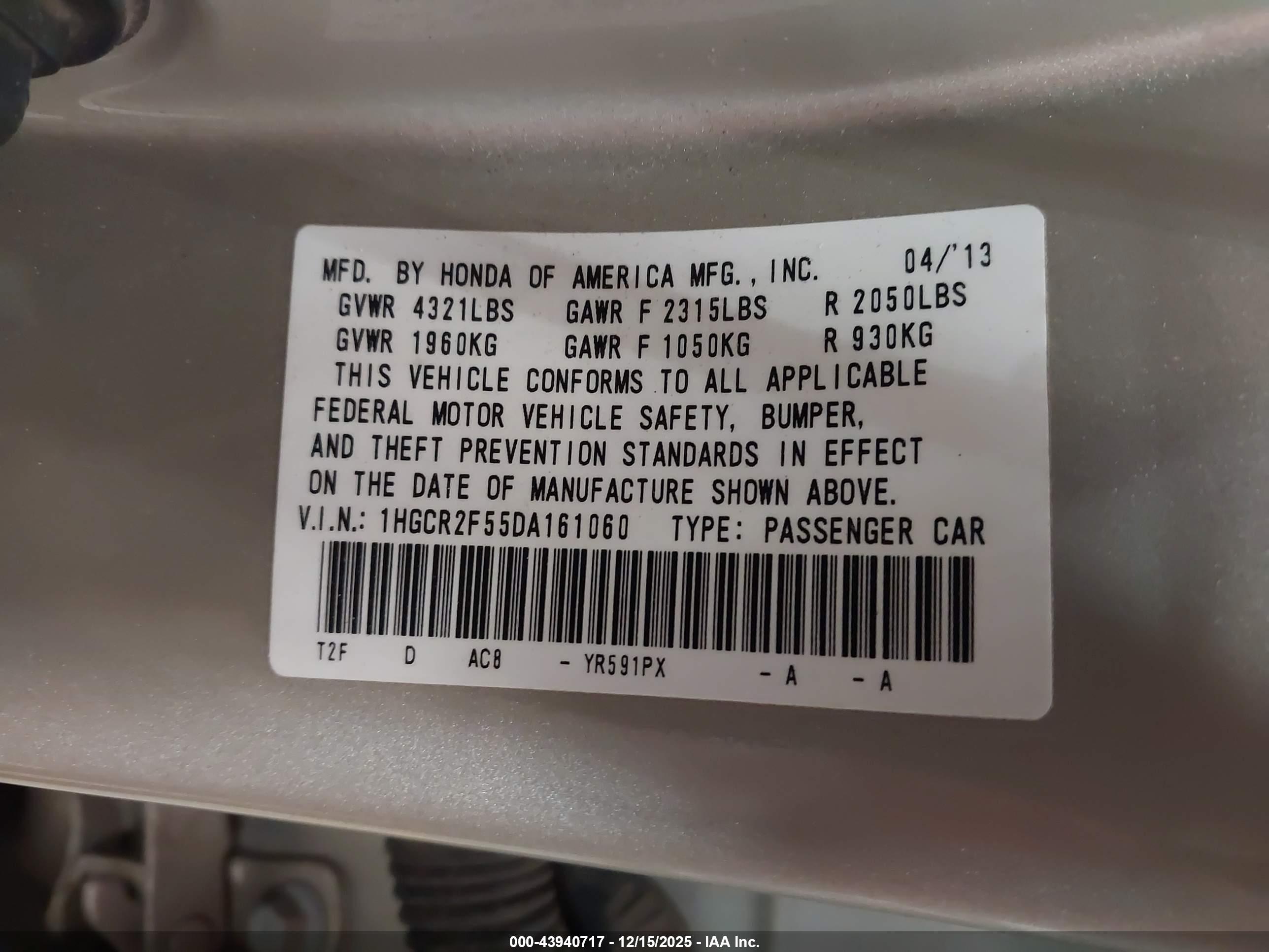 HONDA ACCORD image 9