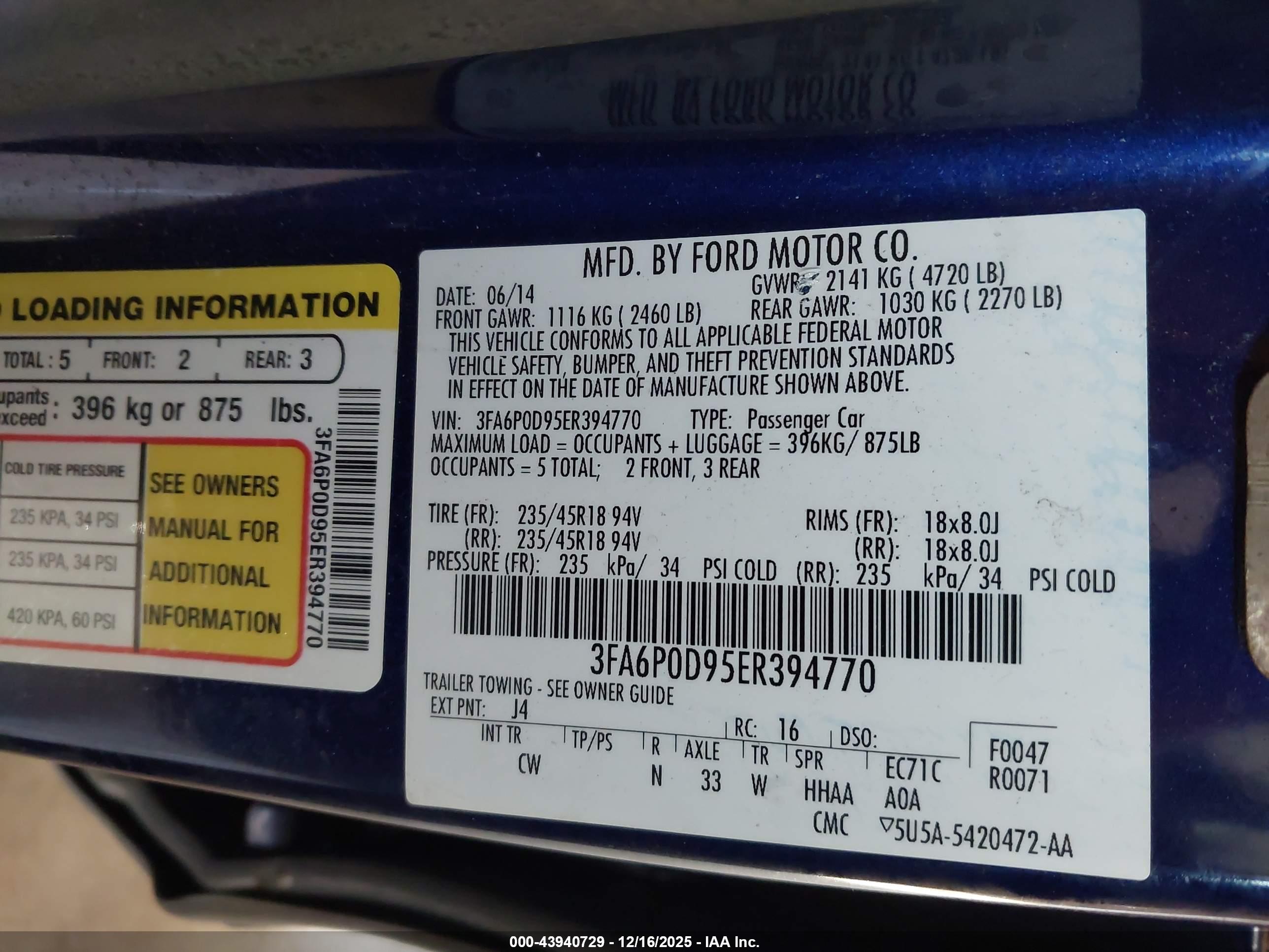 FORD FUSION image 9