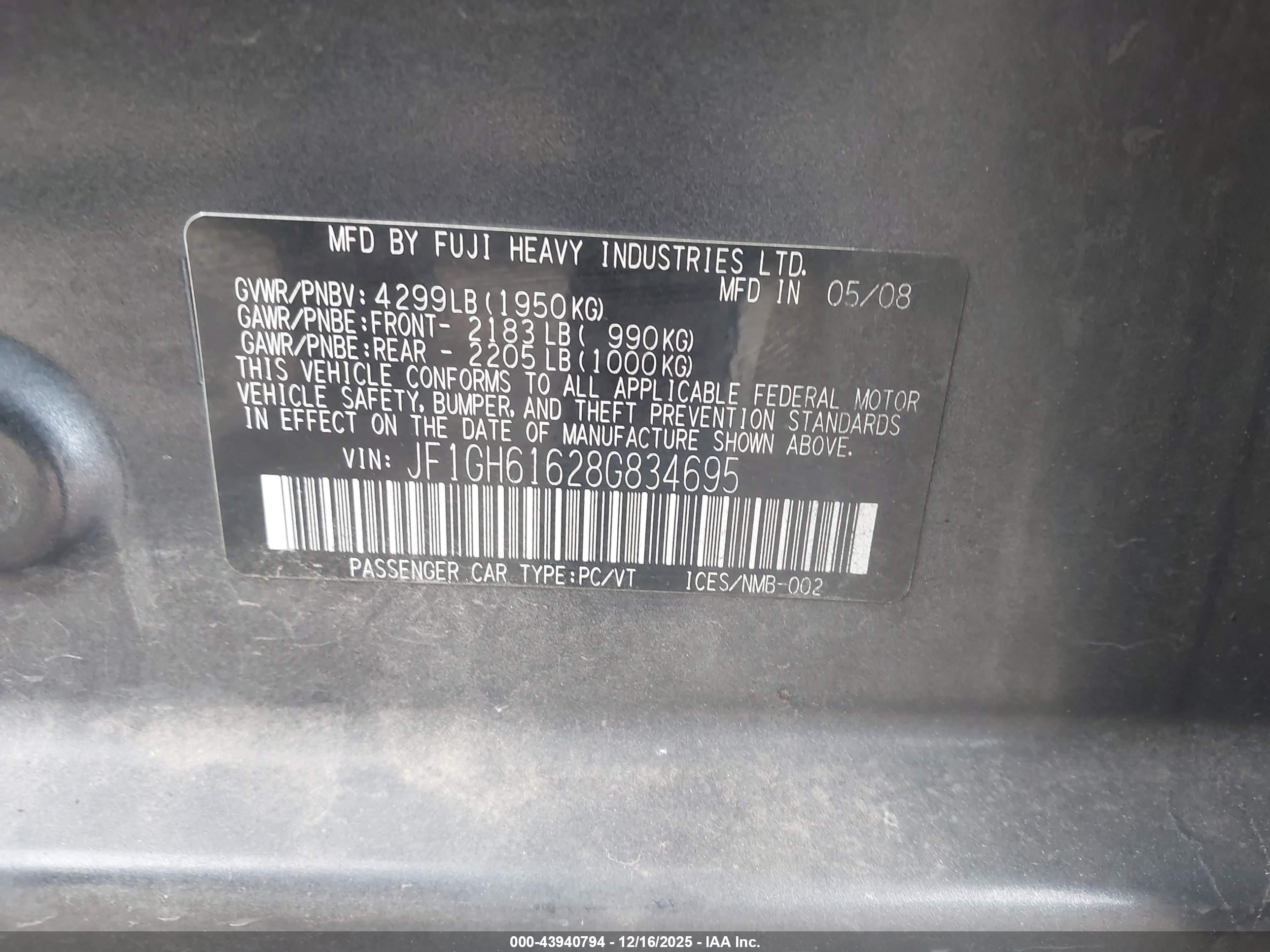 SUBARU IMPREZA image 9