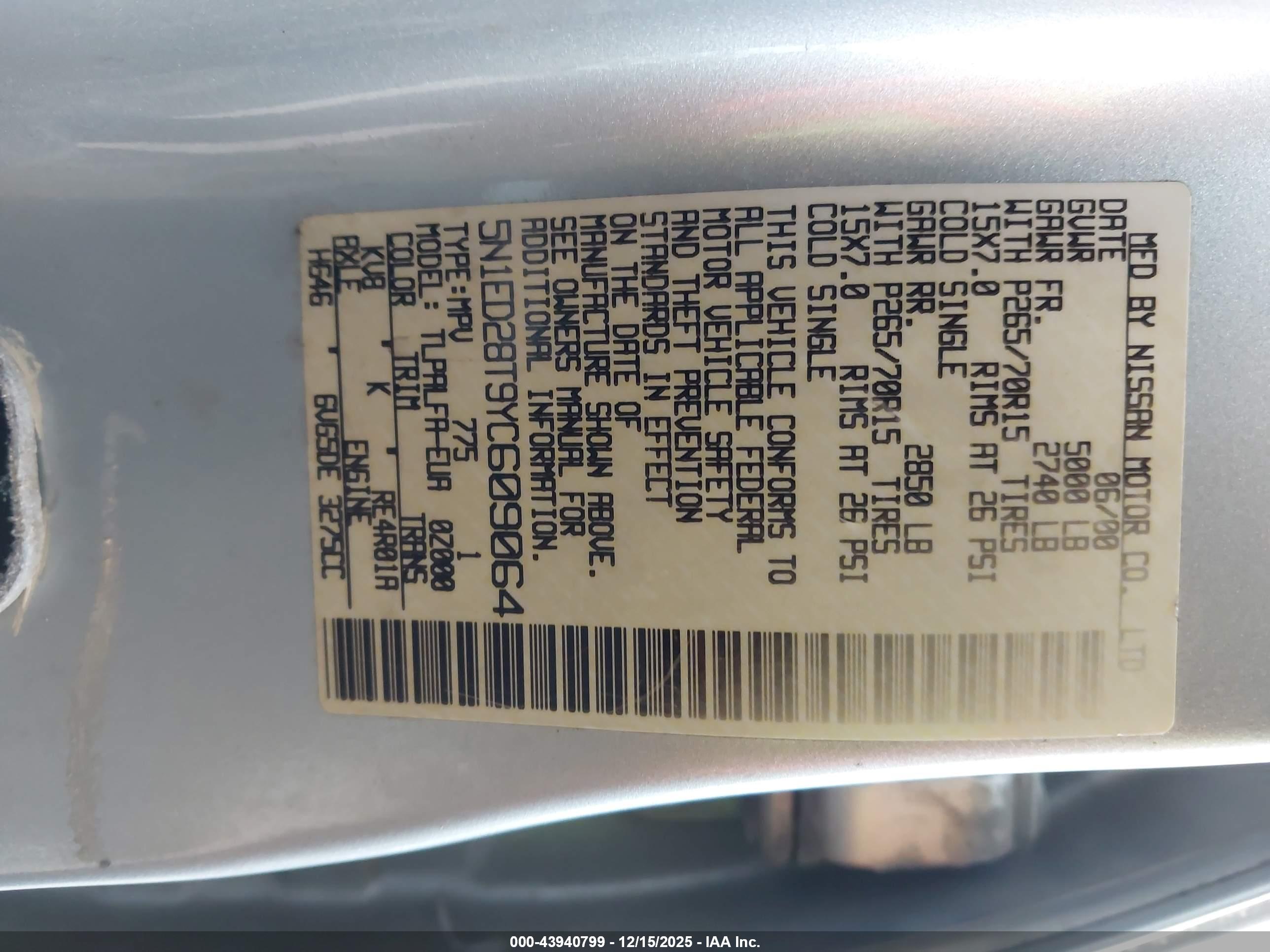 NISSAN XTERRA image 9