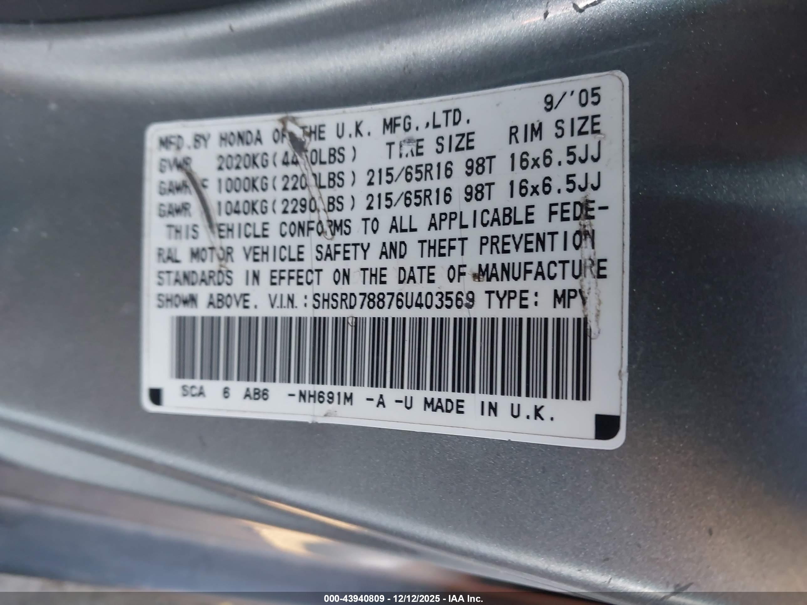 HONDA CR-V image 9
