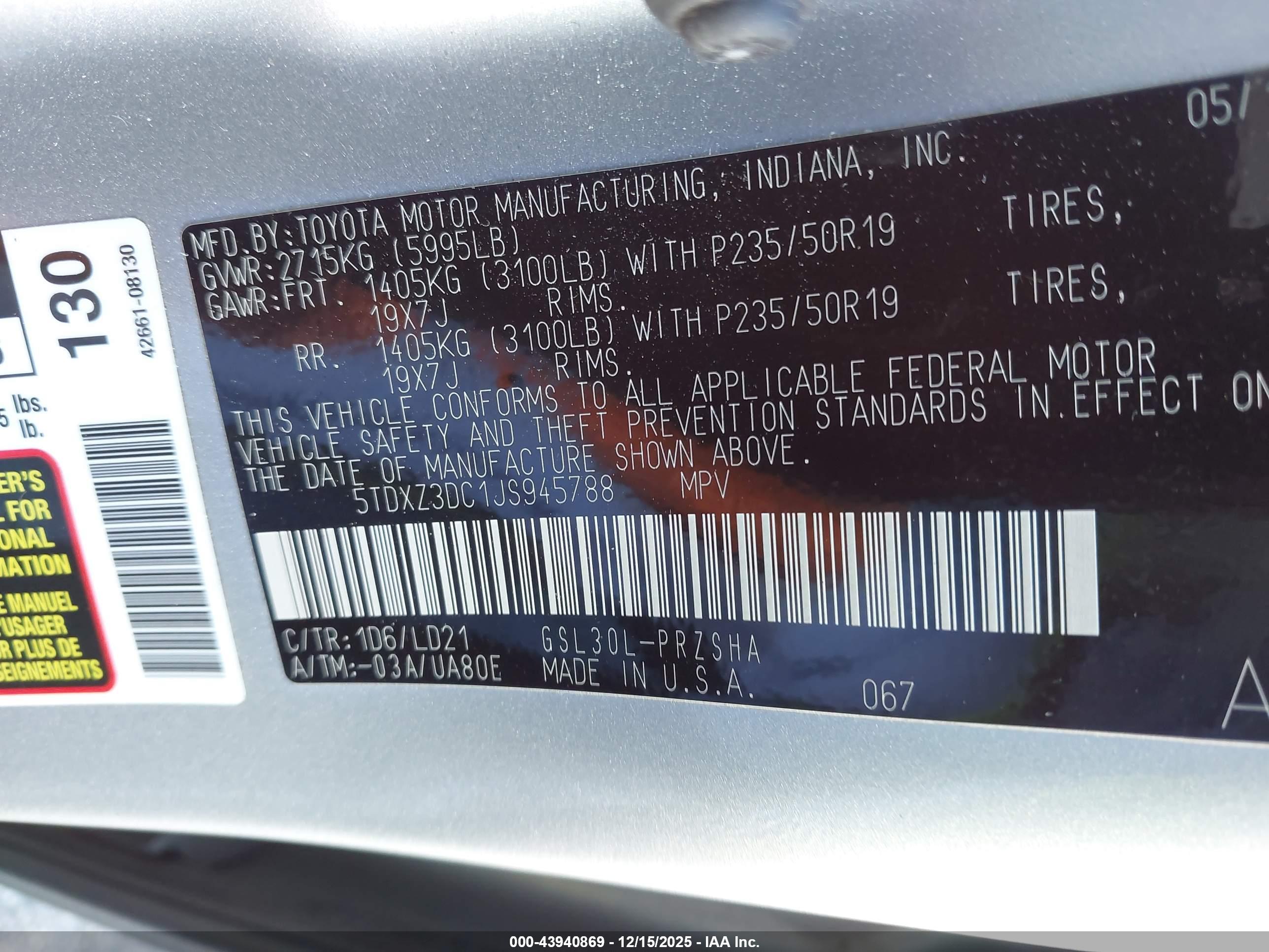 TOYOTA SIENNA image 9