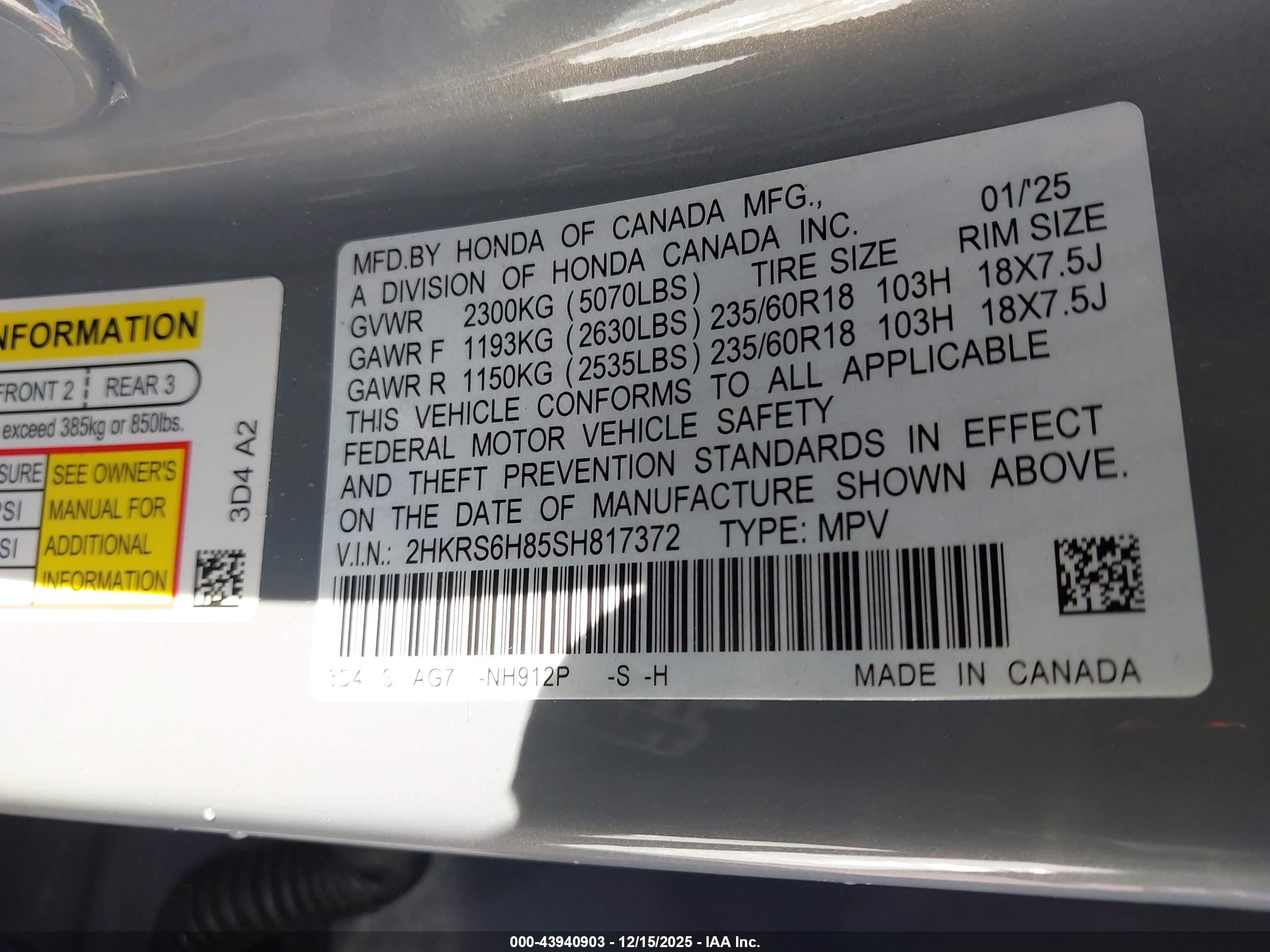 HONDA CR-V image 9