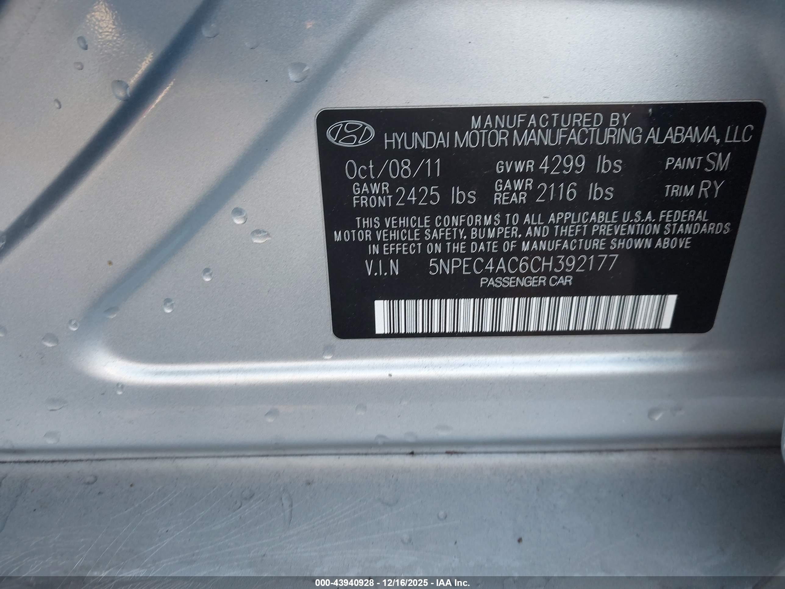 HYUNDAI SONATA image 9