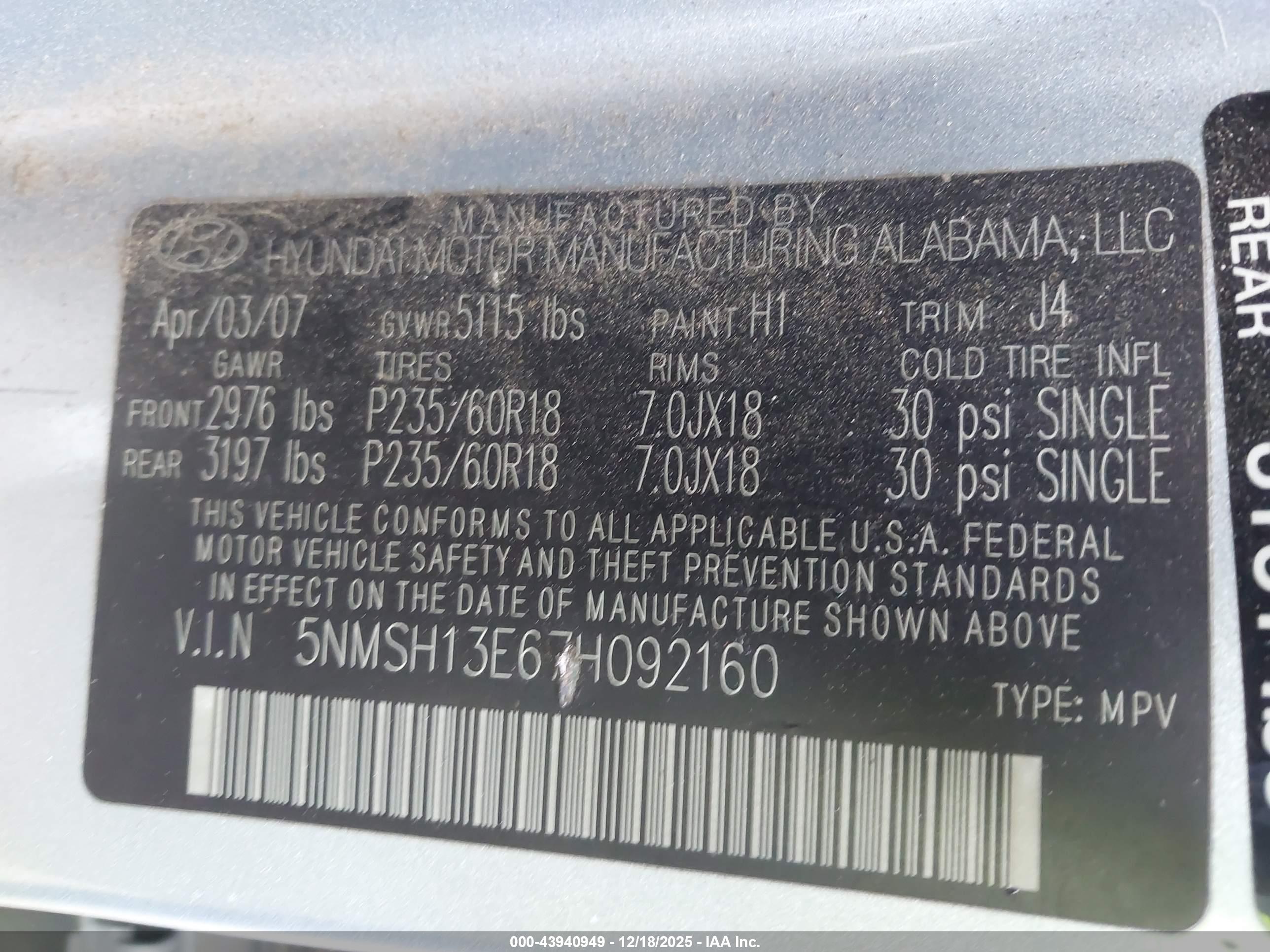 HYUNDAI SANTA image 9