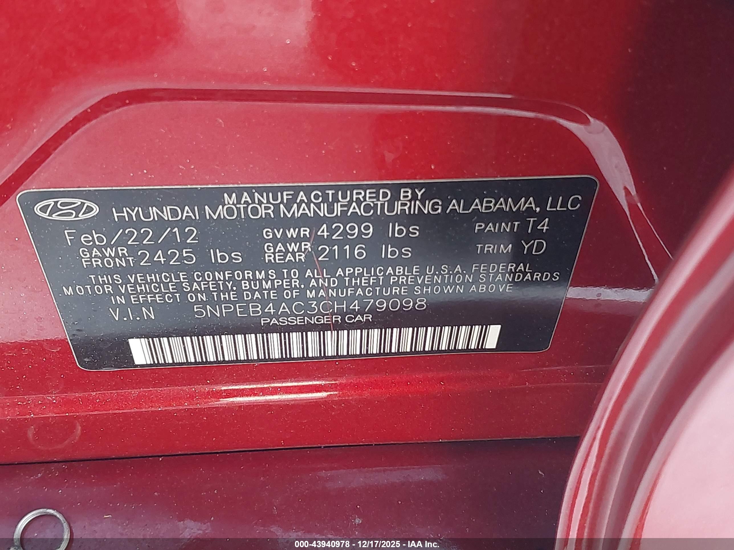 HYUNDAI SONATA image 9