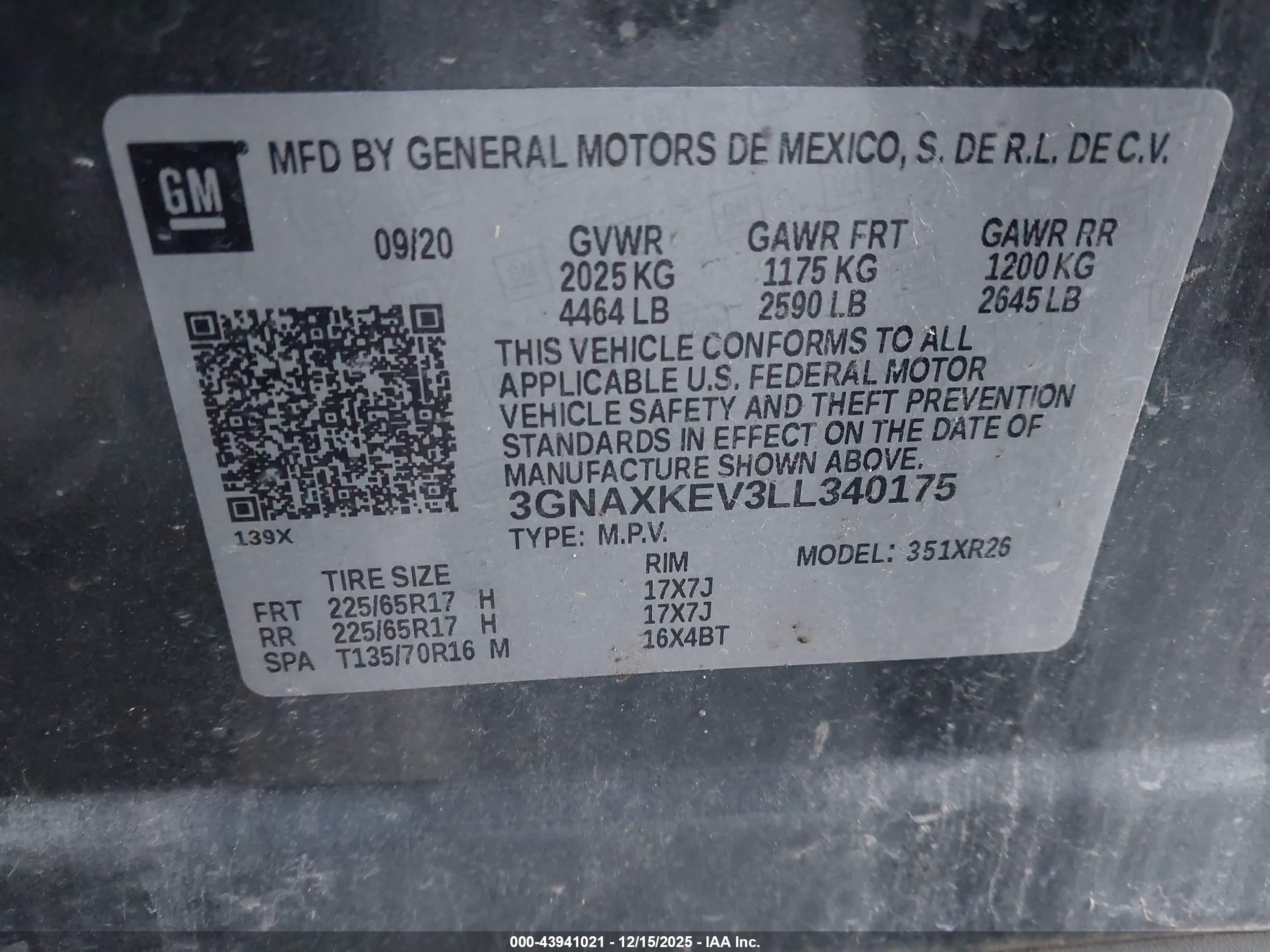 CHEVROLET EQUINOX image 9
