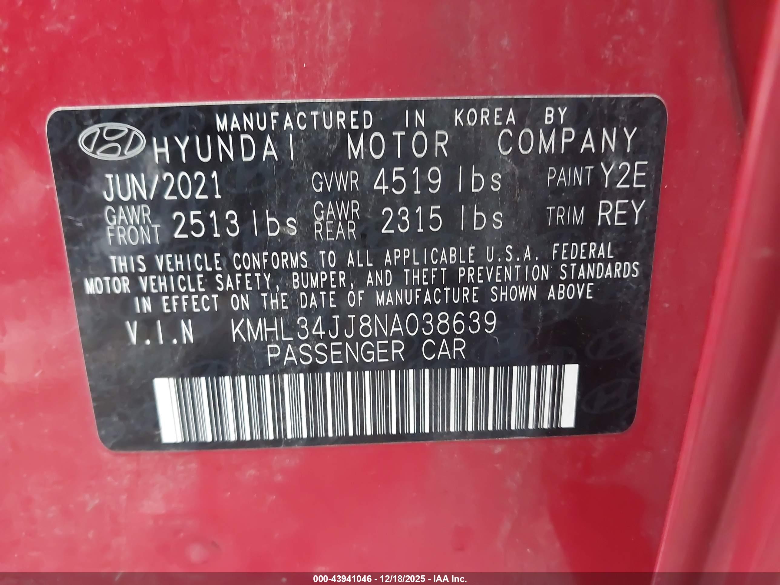 HYUNDAI SONATA image 9
