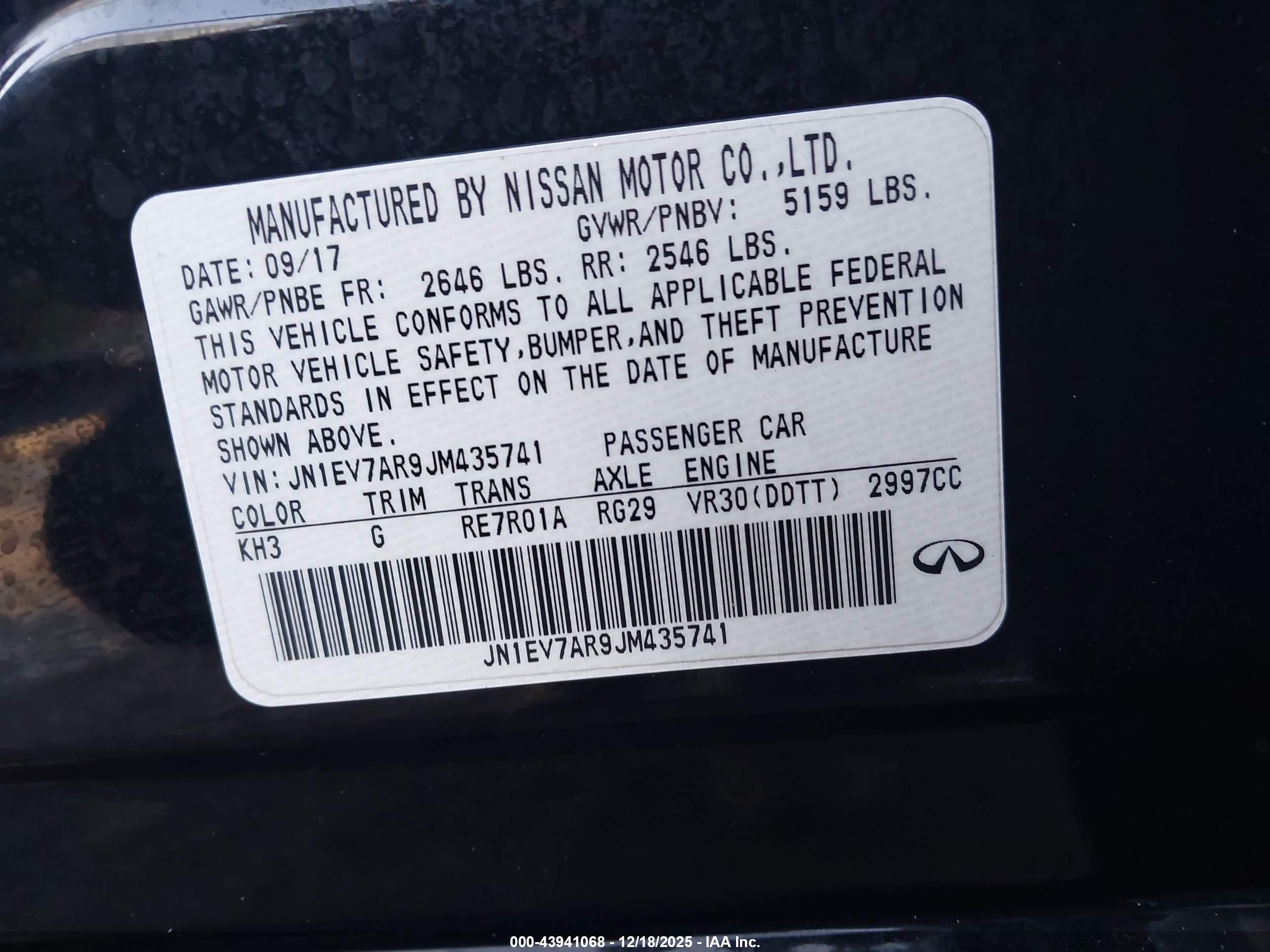 INFINITI Q50 image 9