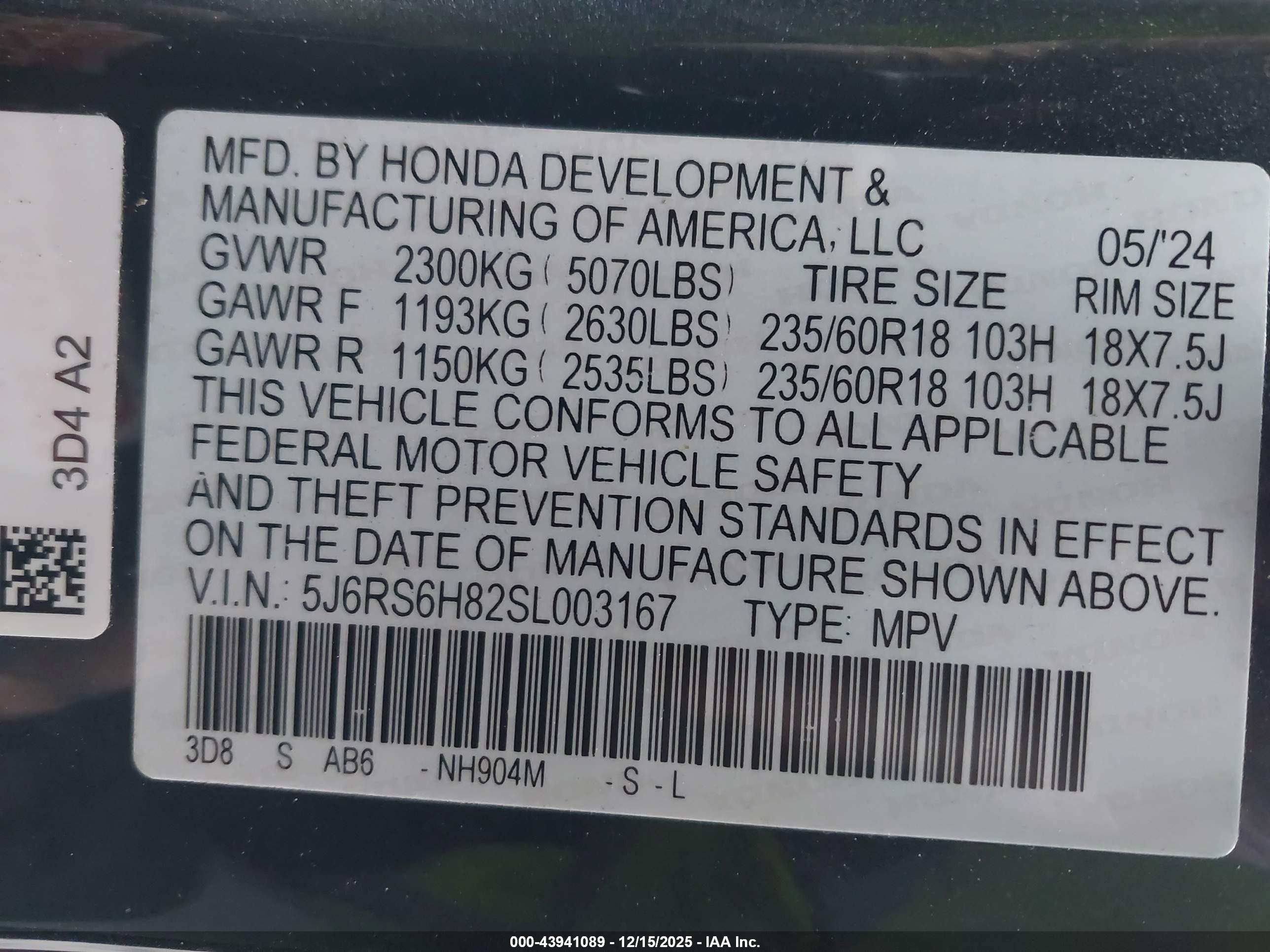 HONDA CR-V image 9