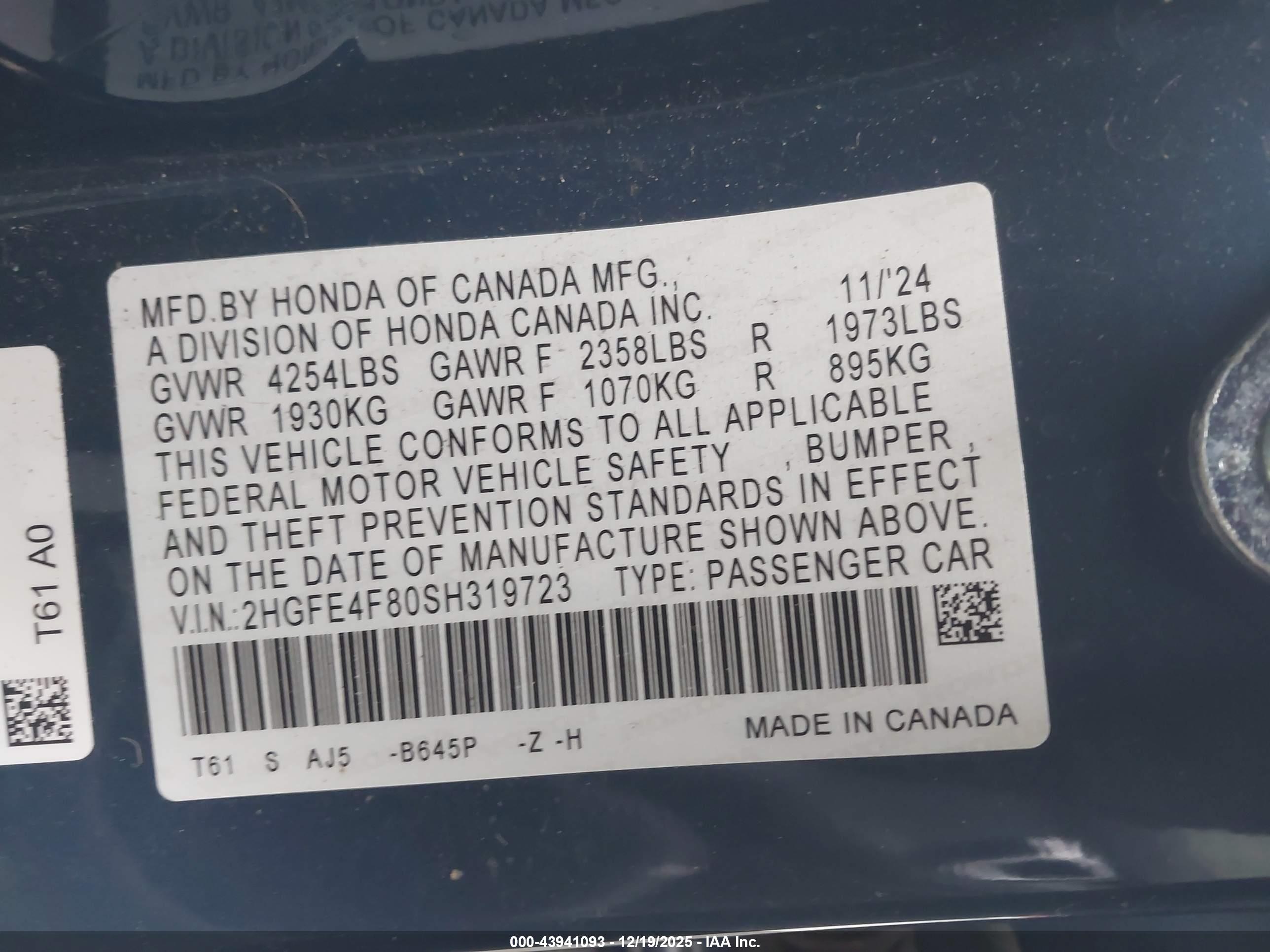 HONDA CIVIC image 9