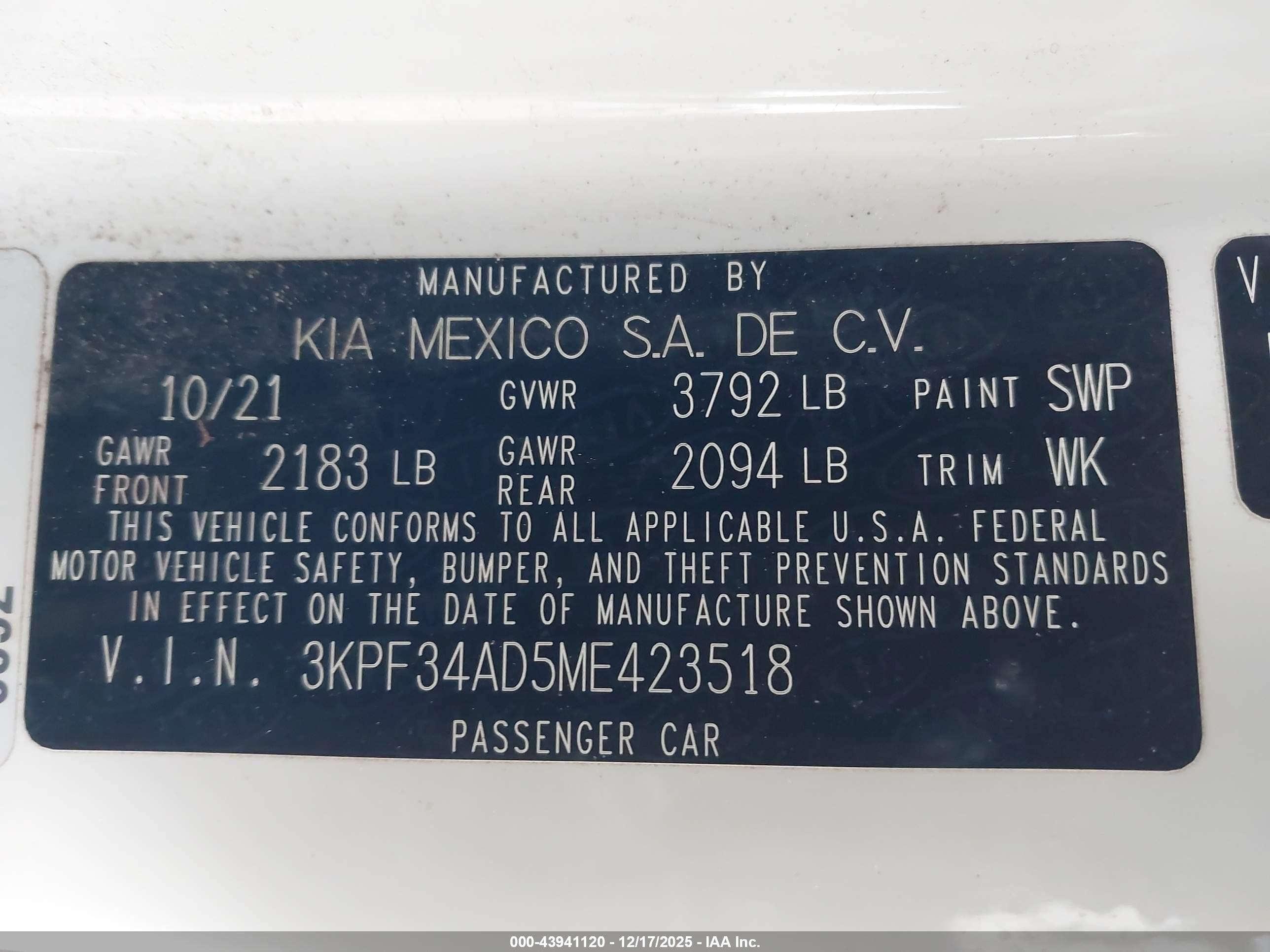 KIA FORTE image 9