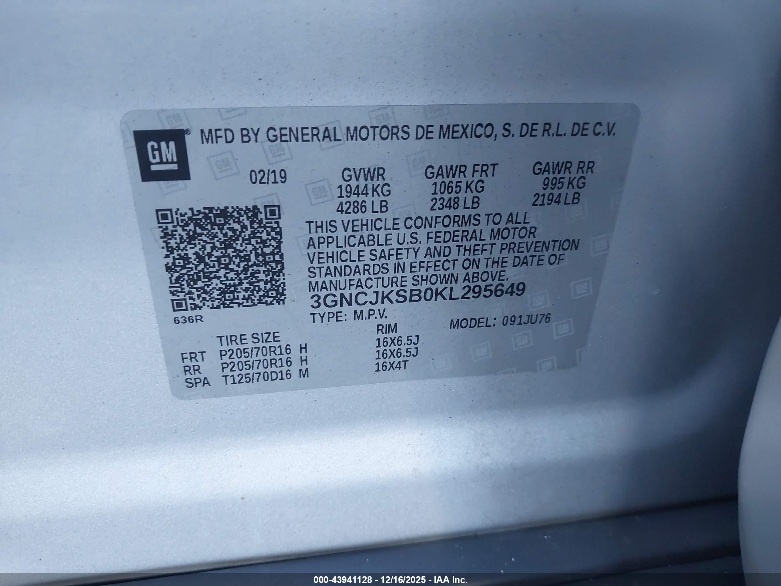 CHEVROLET TRAX image 9