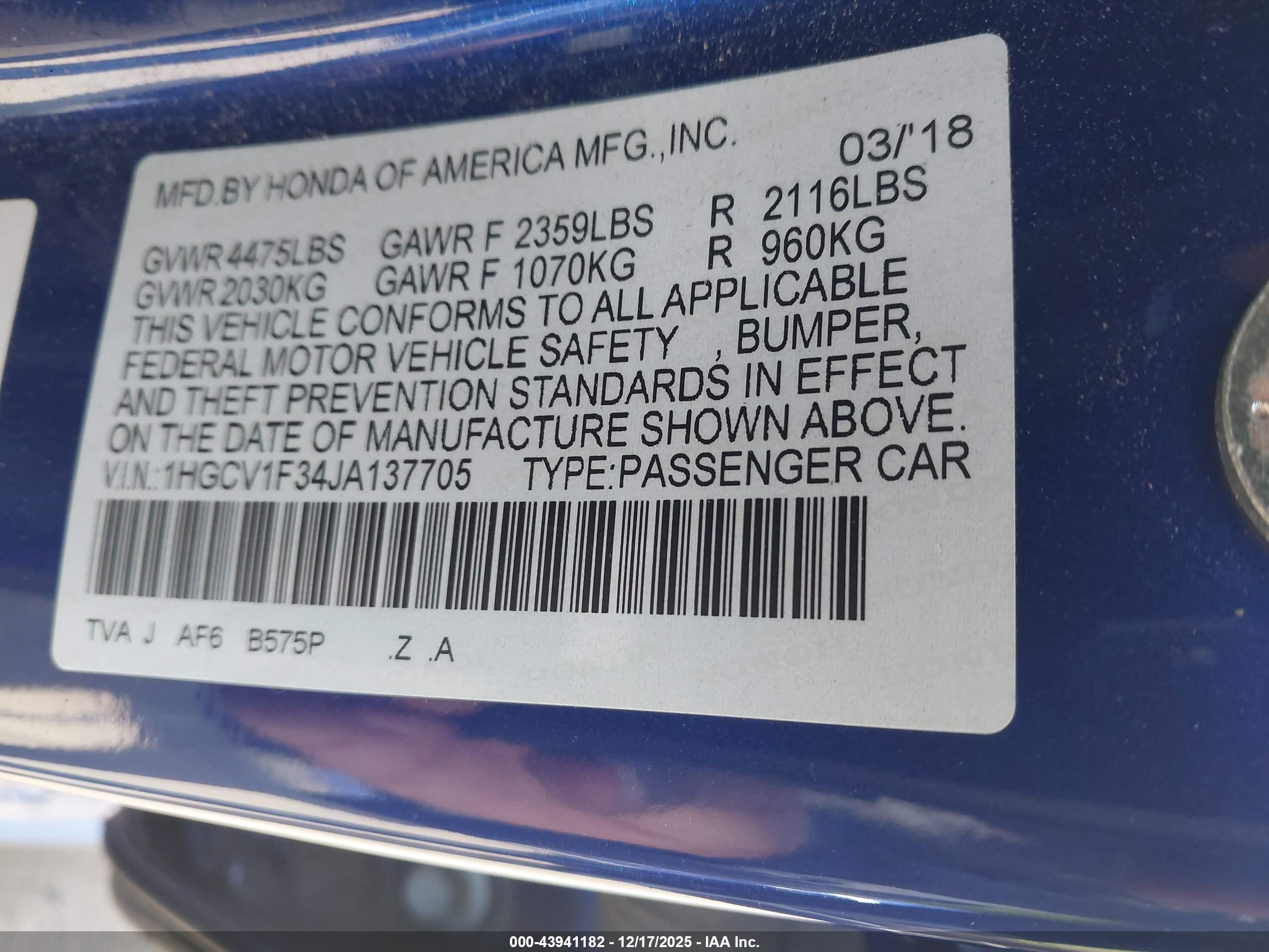 HONDA ACCORD image 9
