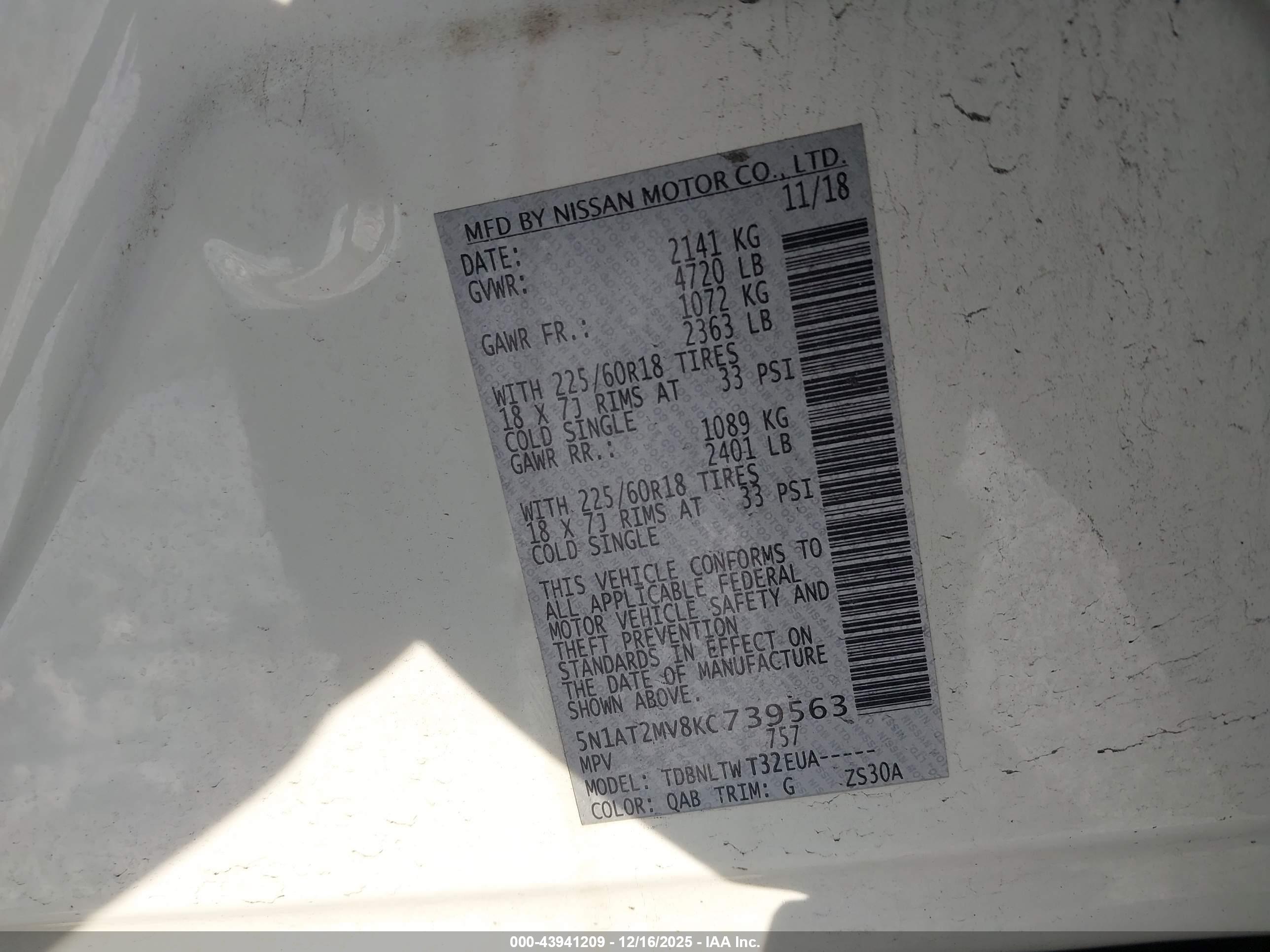 NISSAN ROGUE image 9
