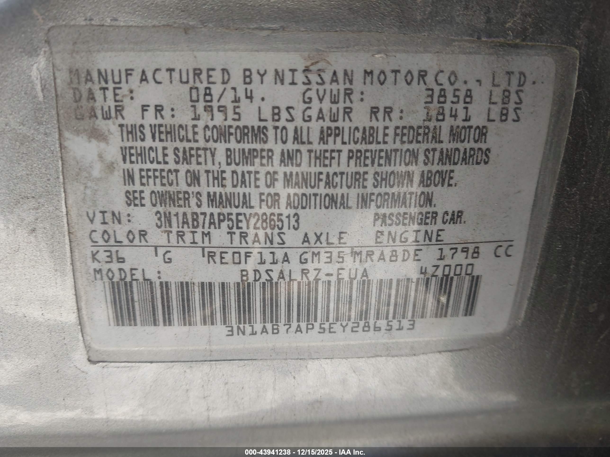 NISSAN SENTRA image 9