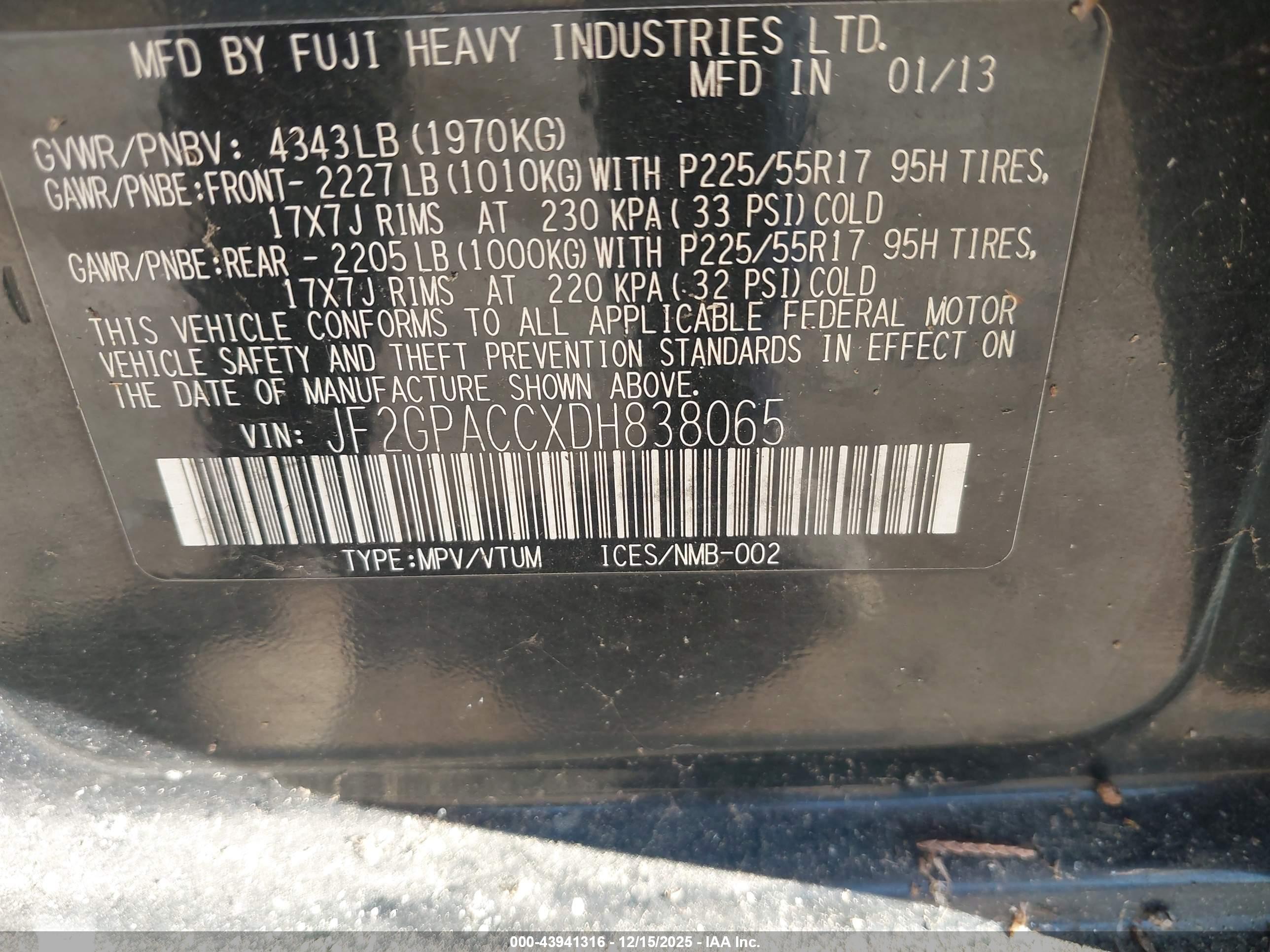 SUBARU XV image 9