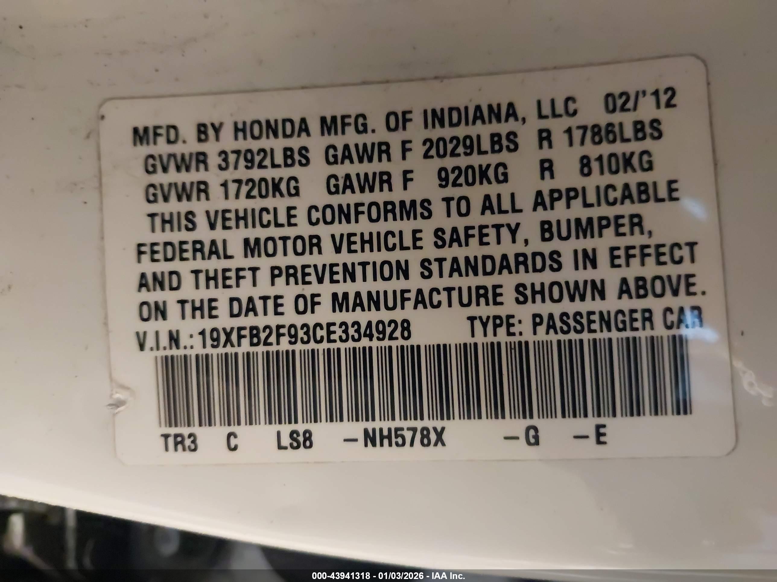HONDA CIVIC image 9