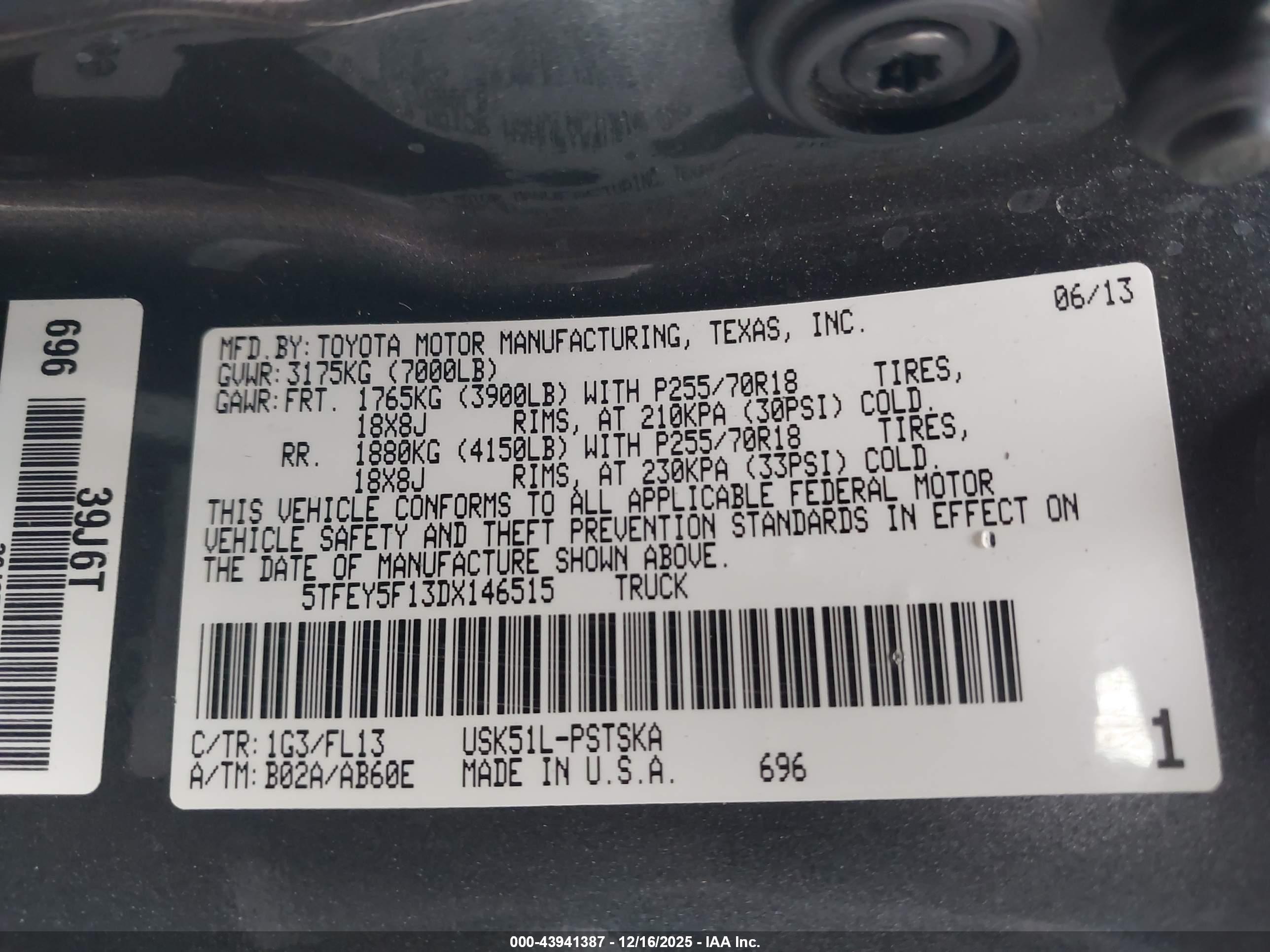 TOYOTA TUNDRA image 9