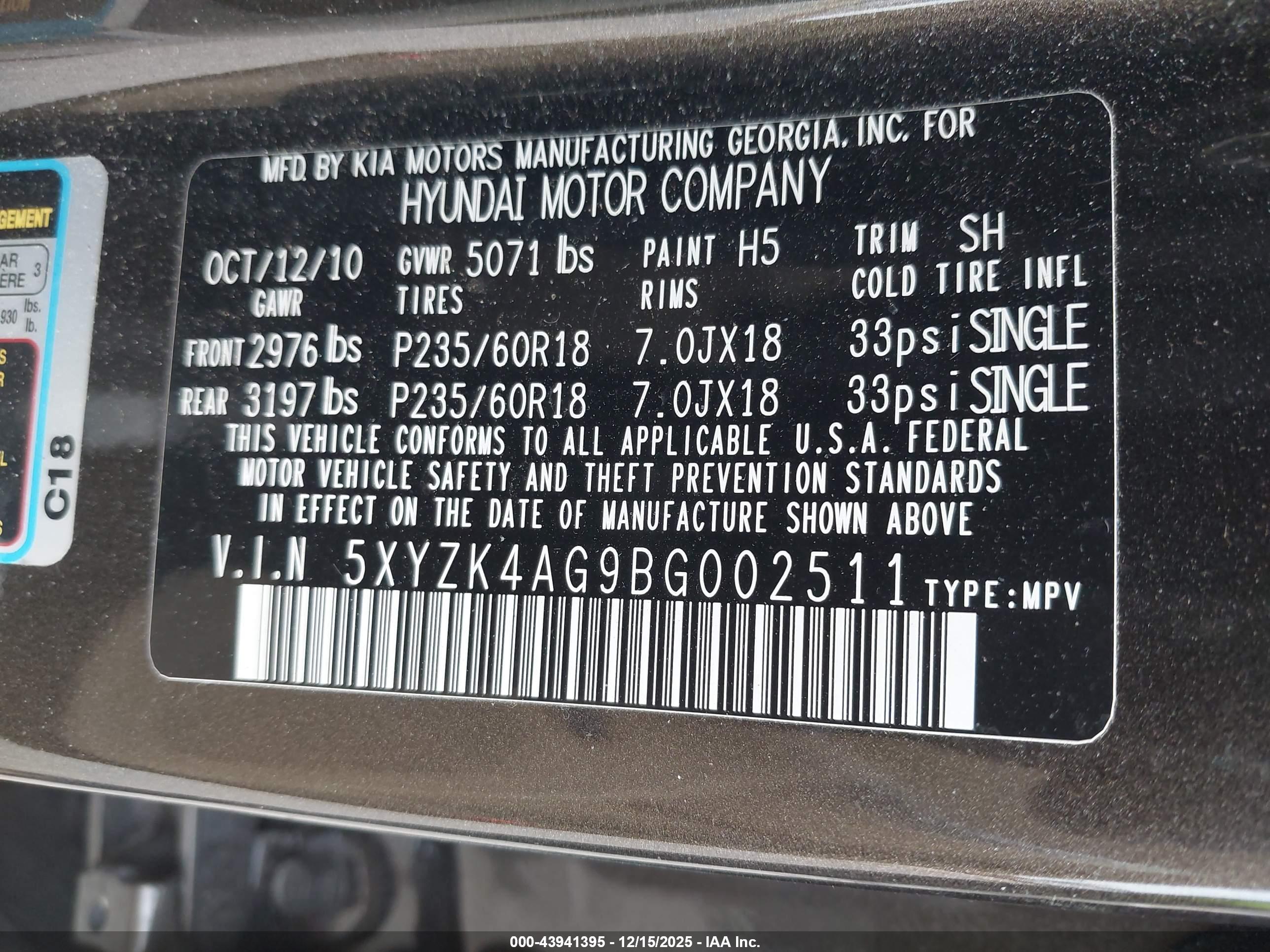 HYUNDAI SANTA image 9