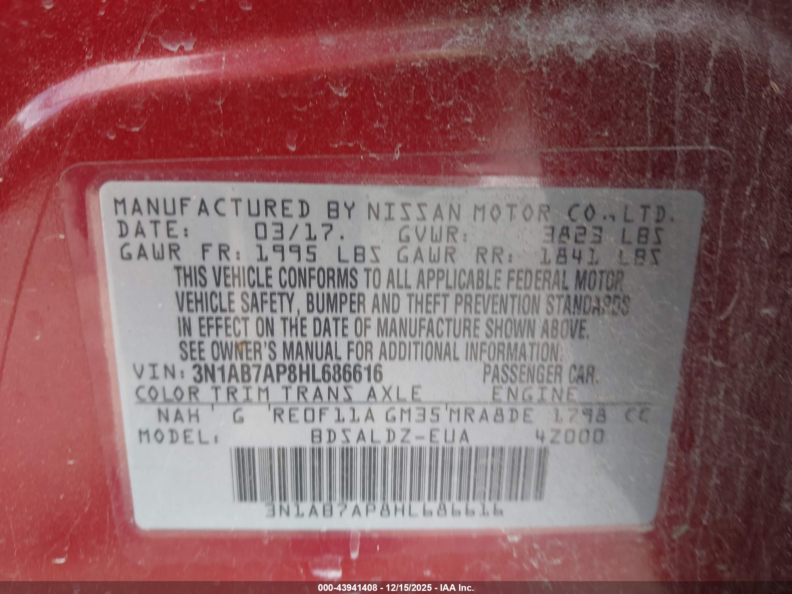 NISSAN SENTRA image 9