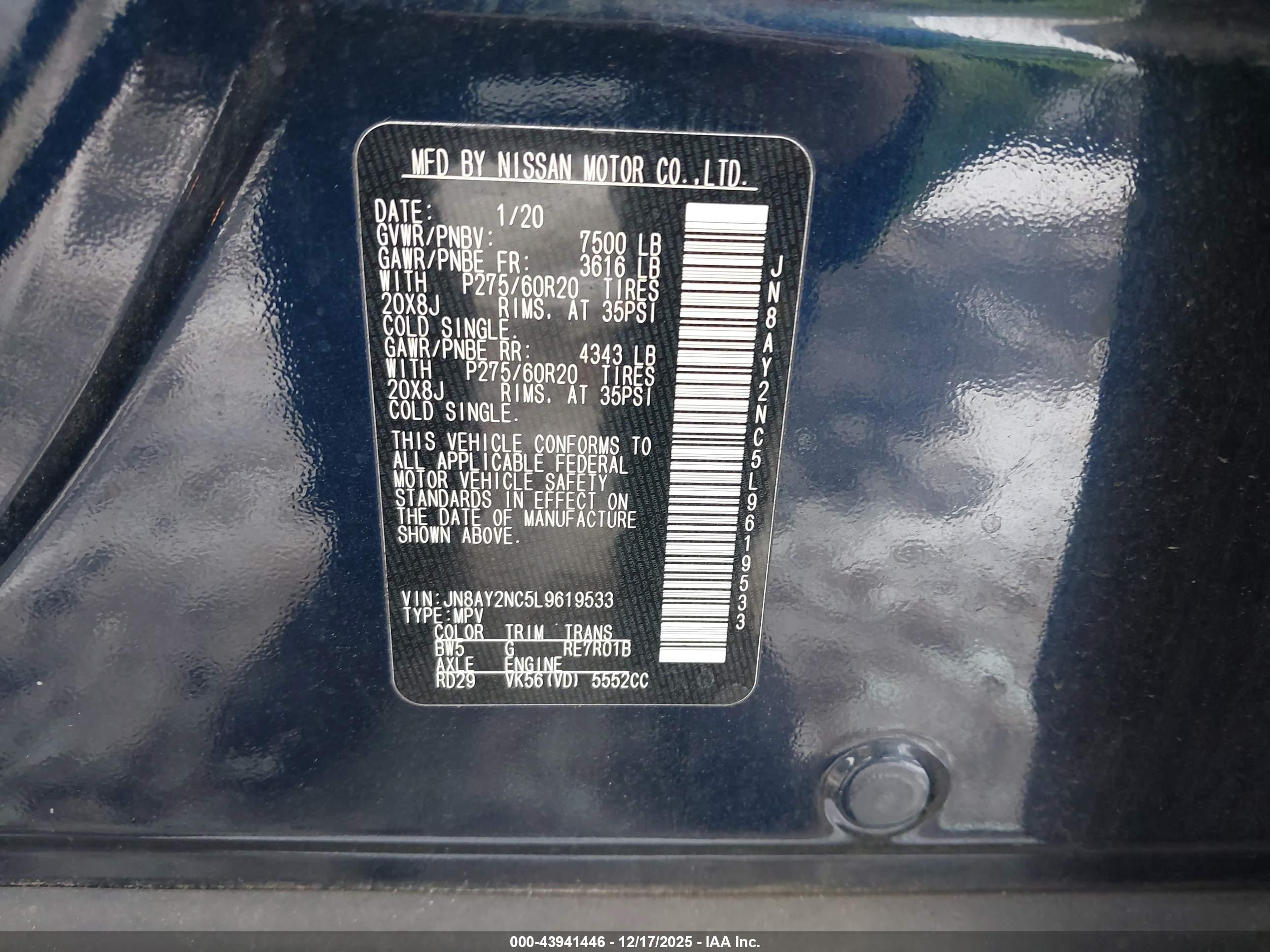 NISSAN ARMADA image 9