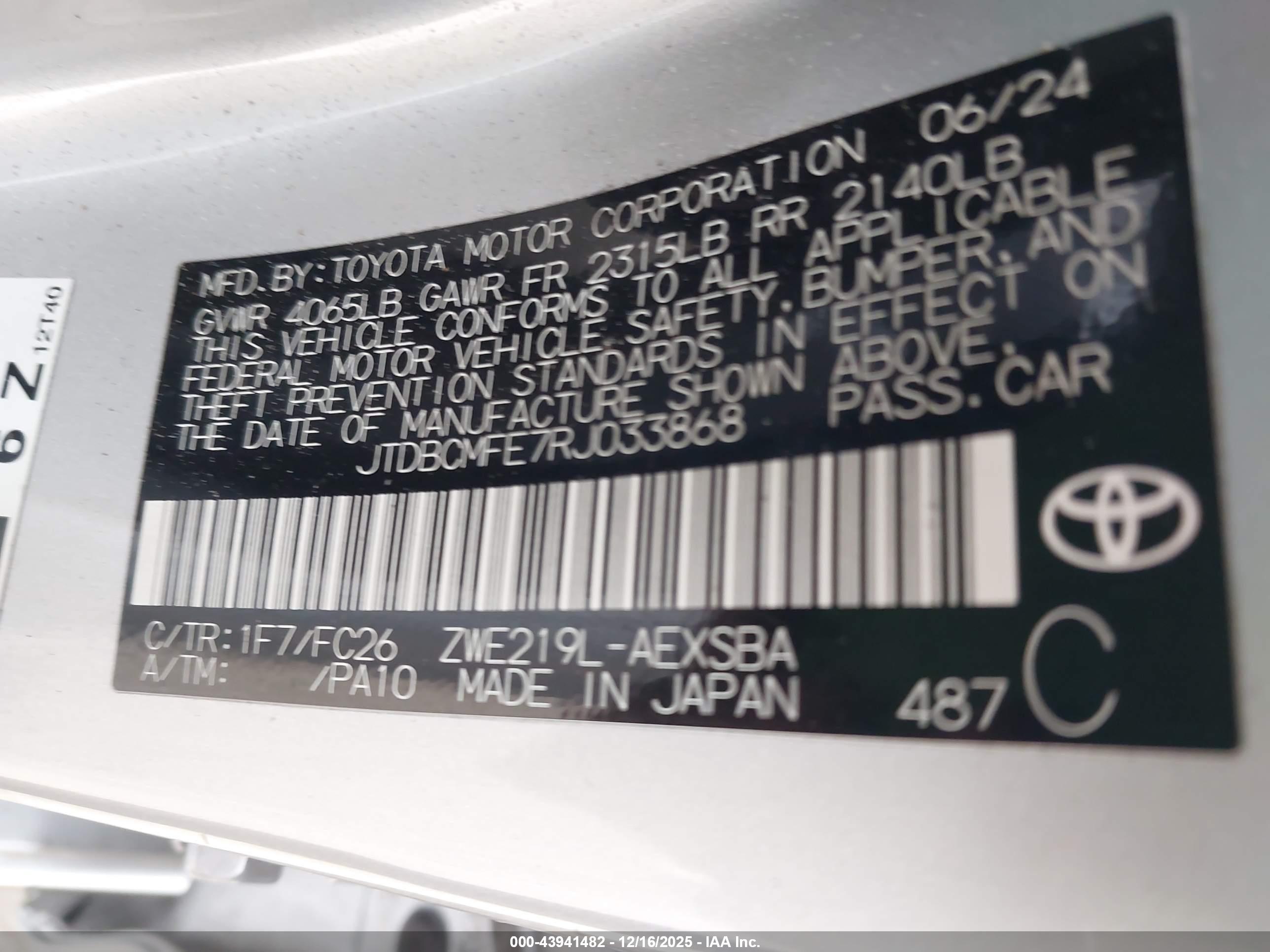 TOYOTA COROLLA image 9