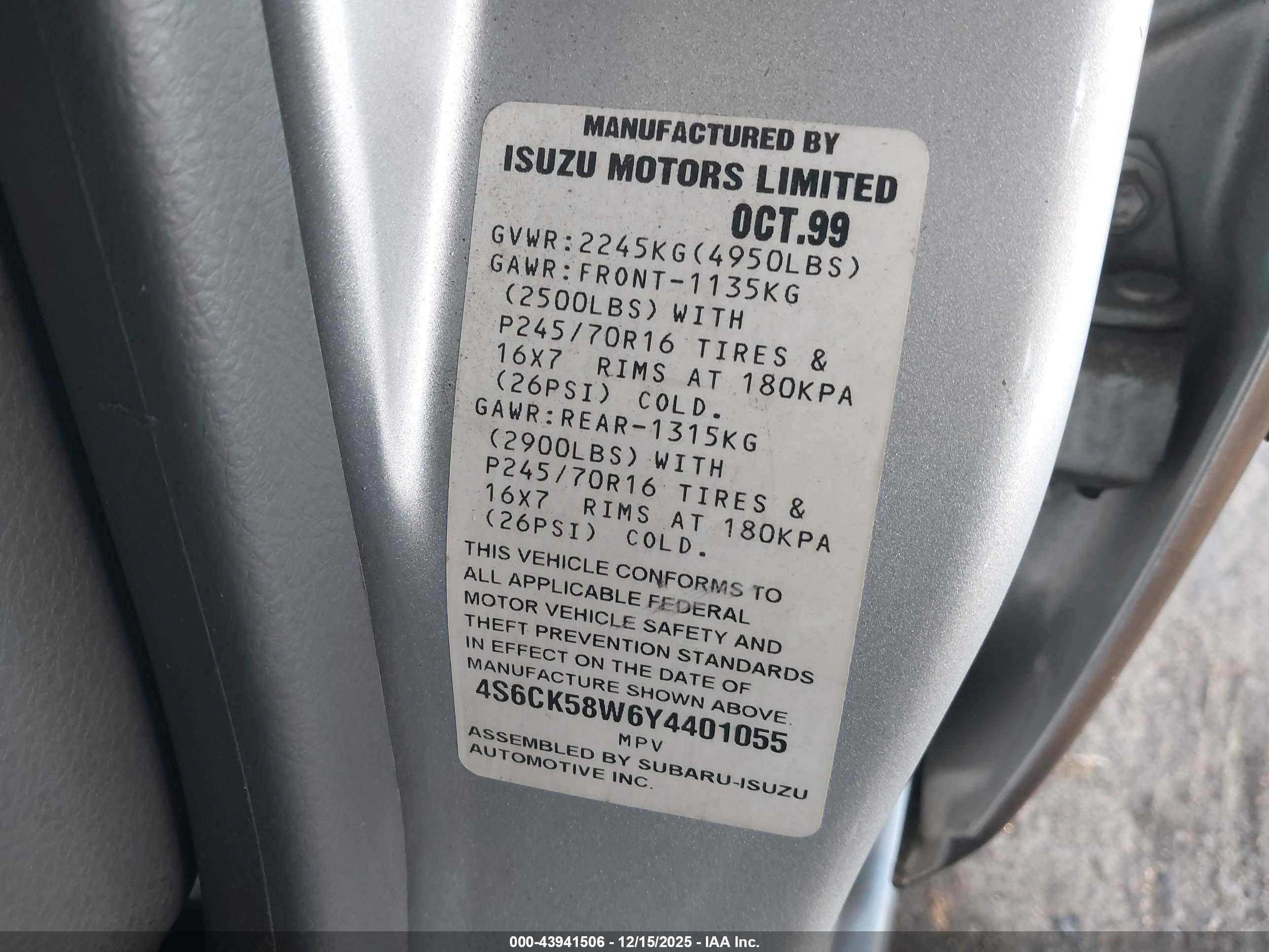 HONDA PASSPORT image 9