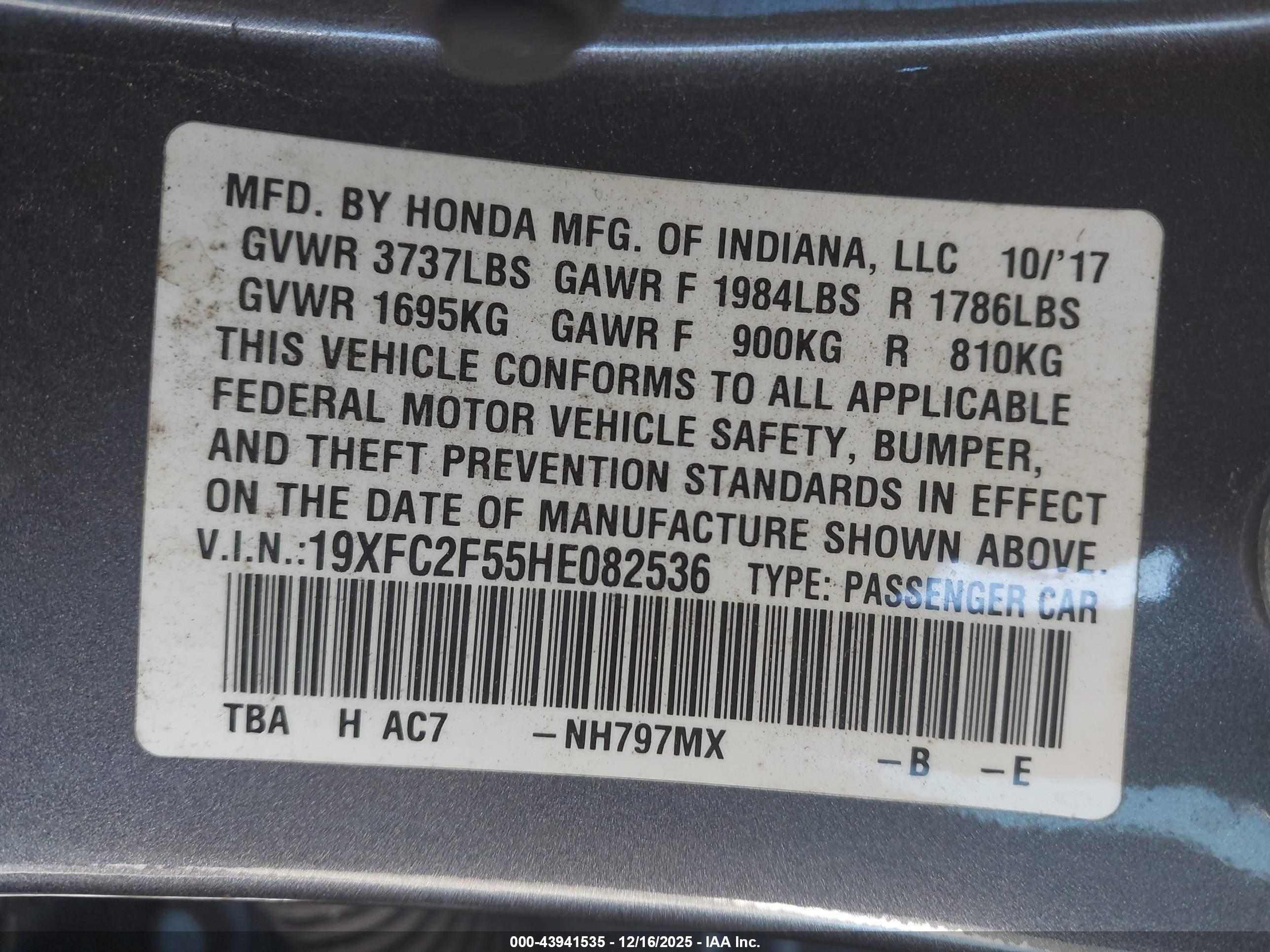 HONDA CIVIC image 9