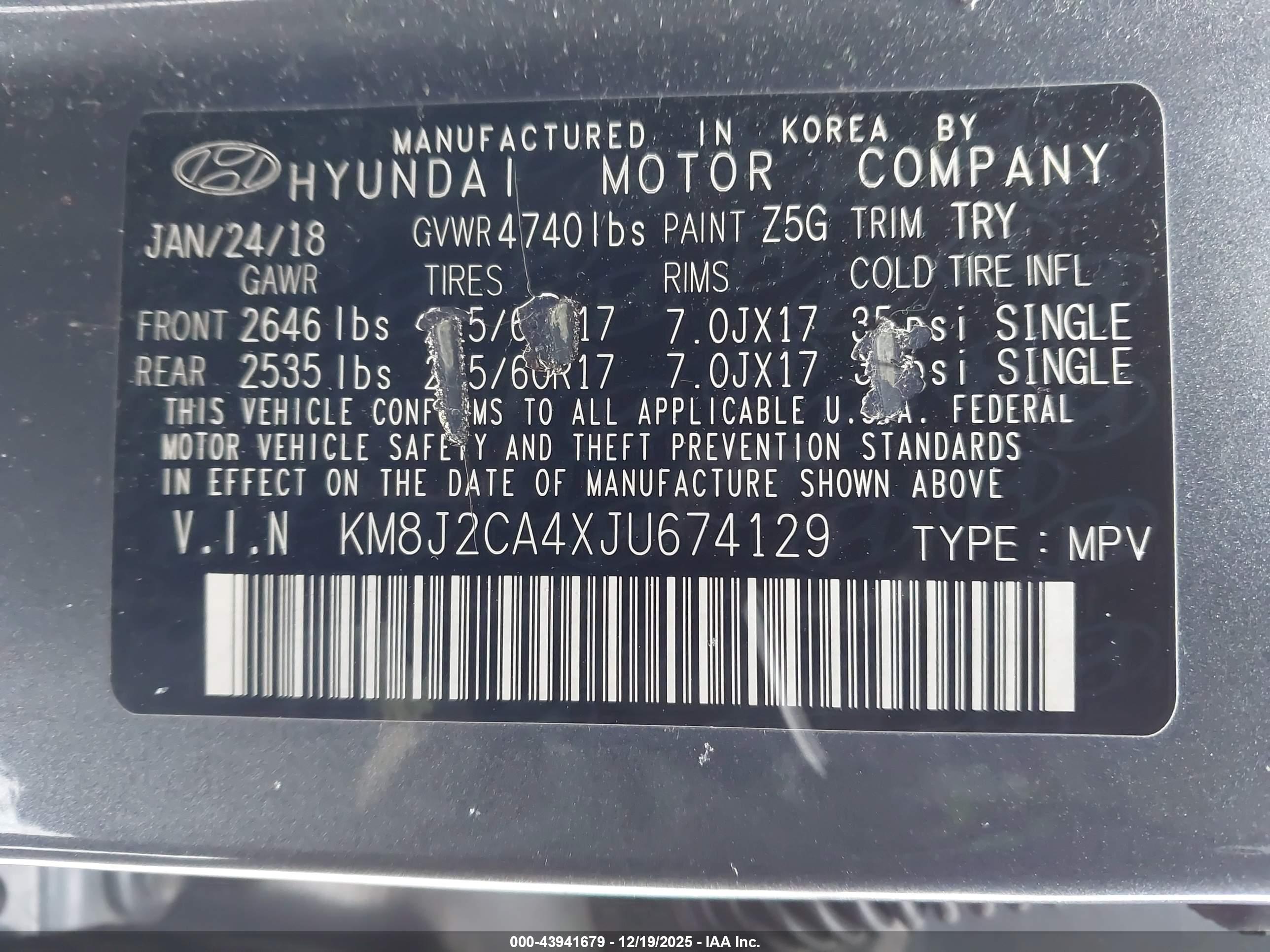 HYUNDAI TUCSON image 9