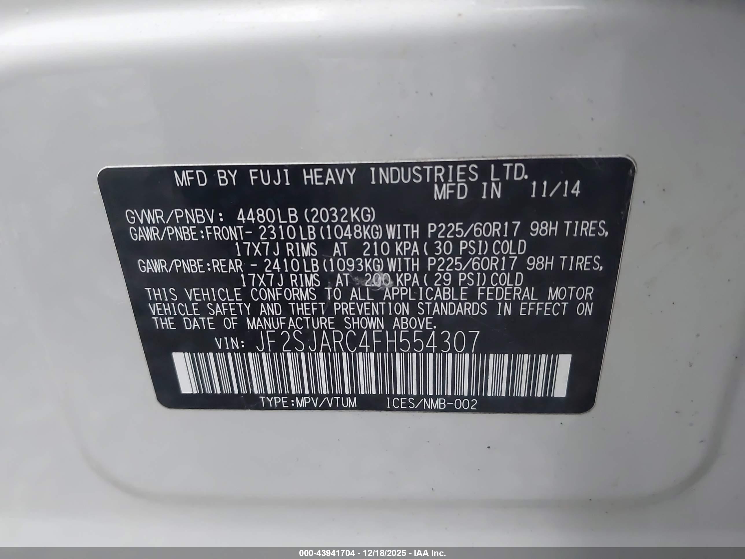SUBARU FORESTER image 9