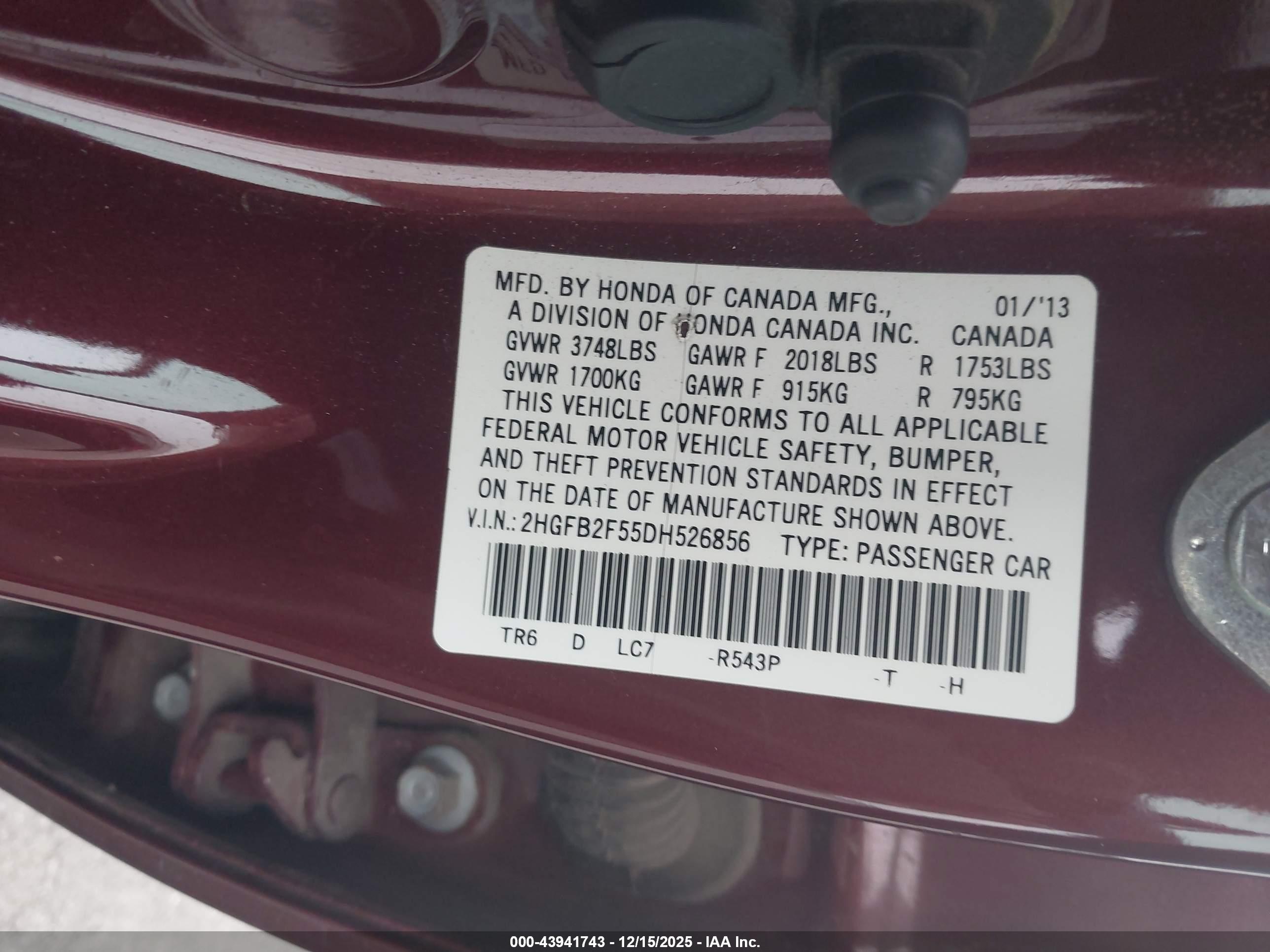 HONDA CIVIC image 9