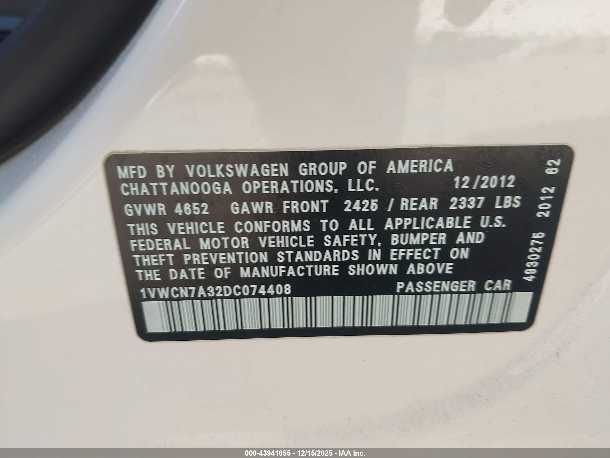 VOLKSWAGEN PASSAT image 9