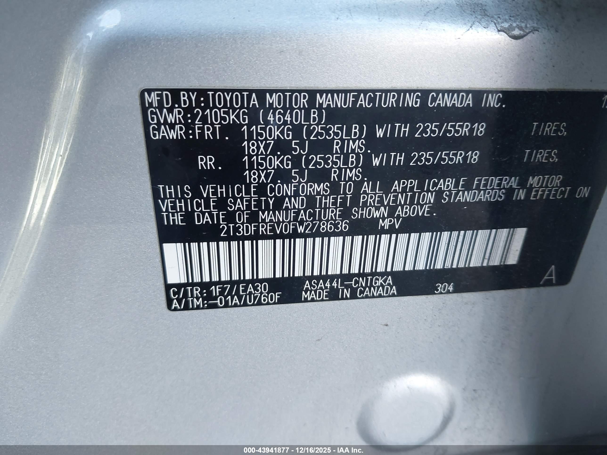 TOYOTA RAV4 image 9