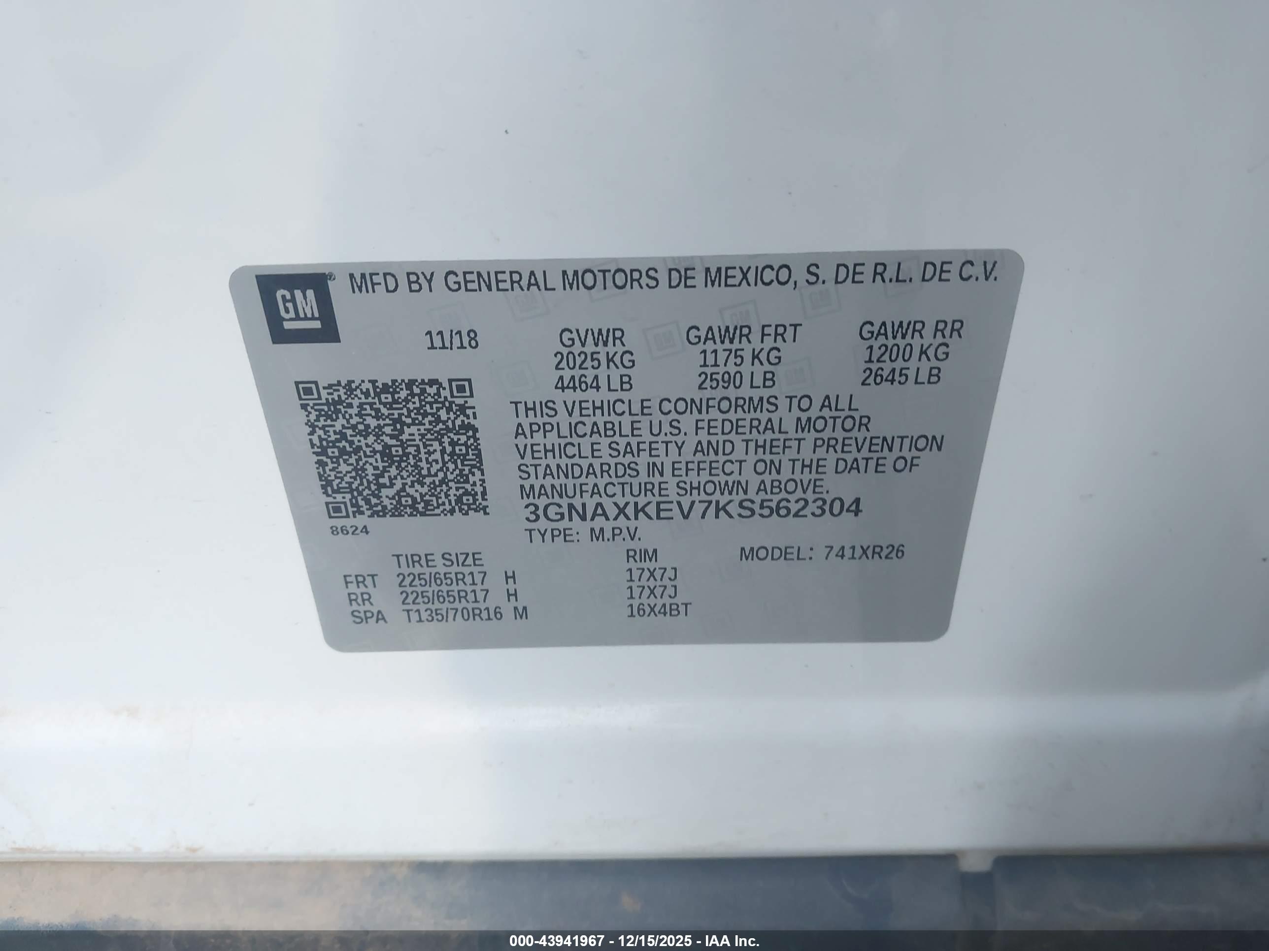 CHEVROLET EQUINOX image 9