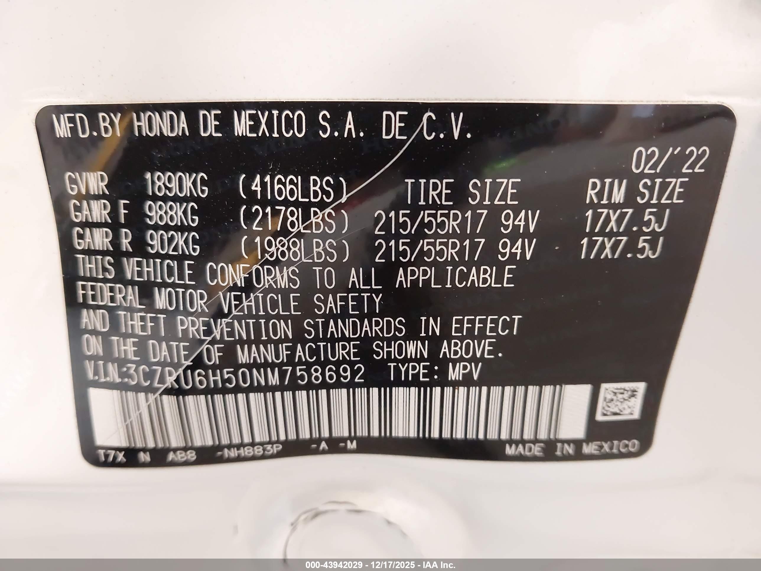 HONDA HR-V image 9