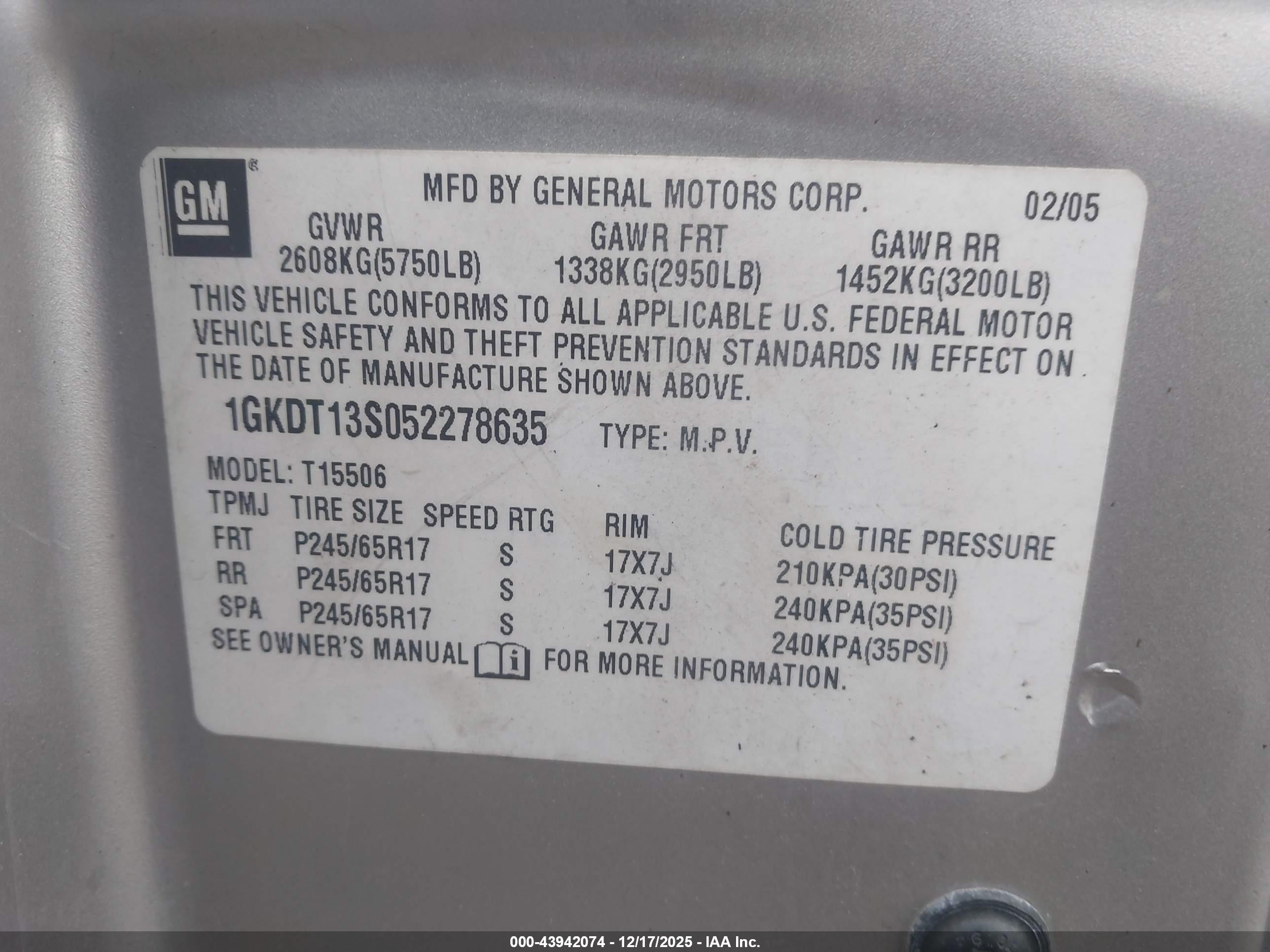 GMC ENVOY image 9
