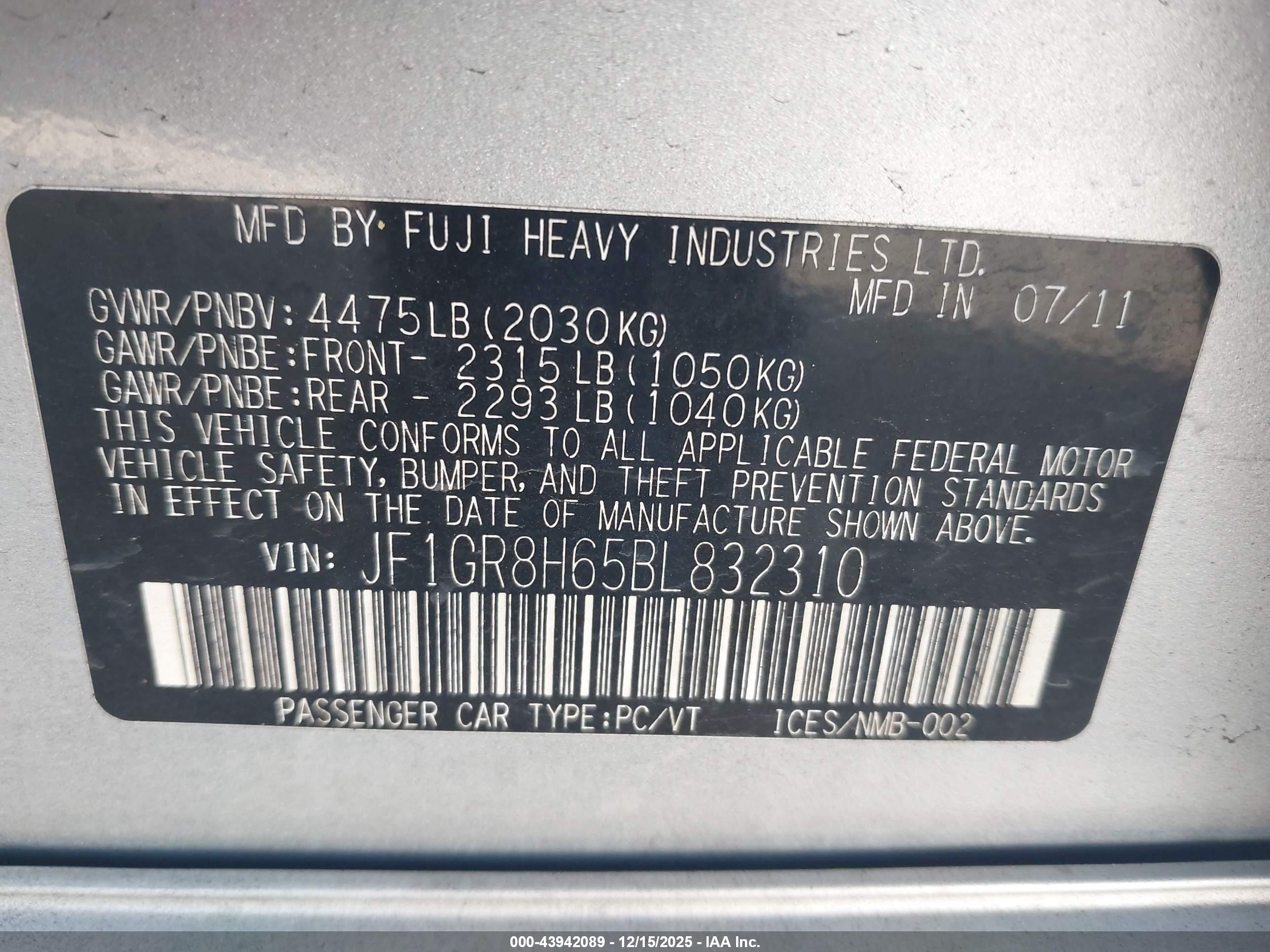 SUBARU IMPREZA image 9