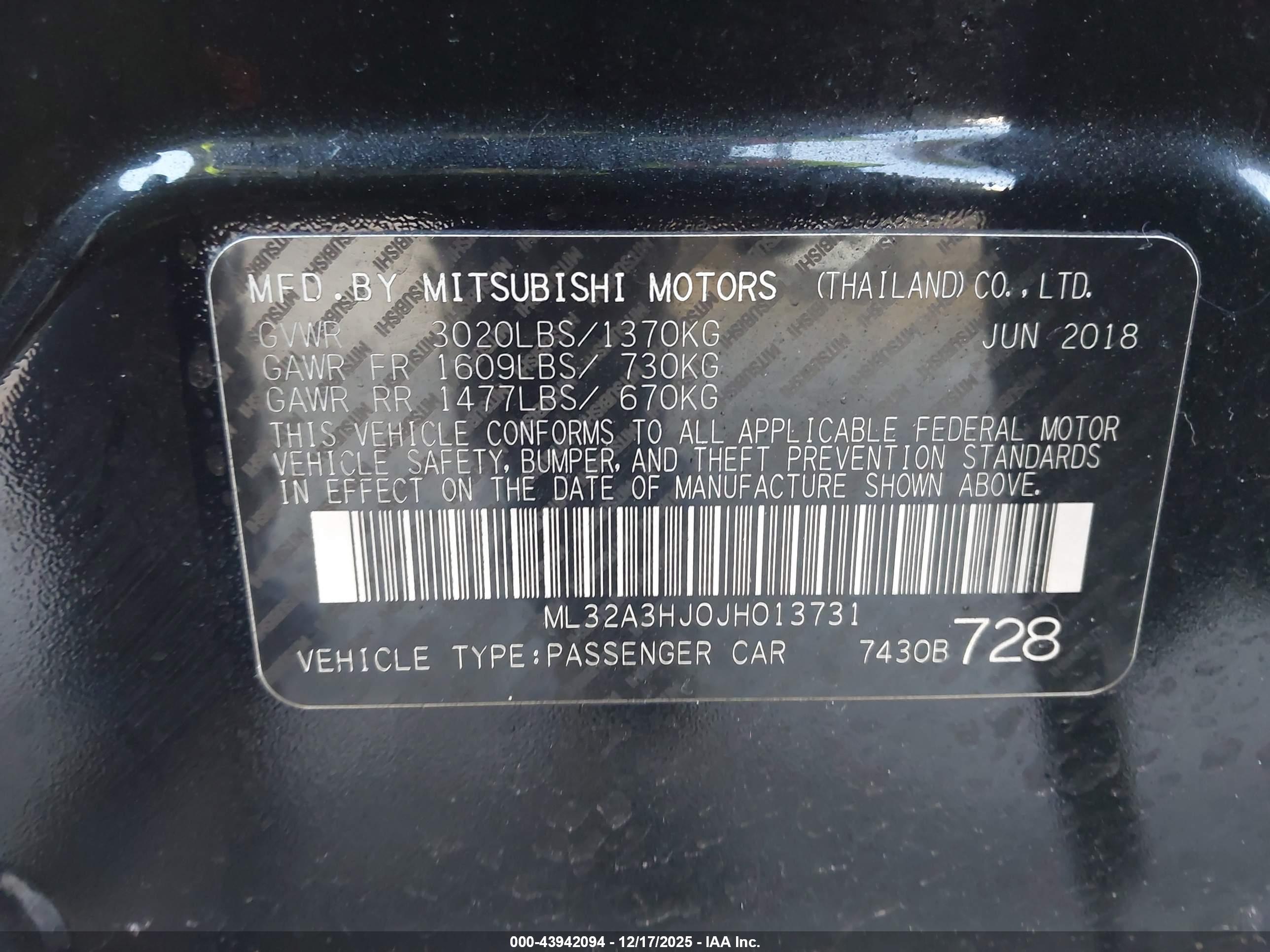 MITSUBISHI MIRAGE image 9