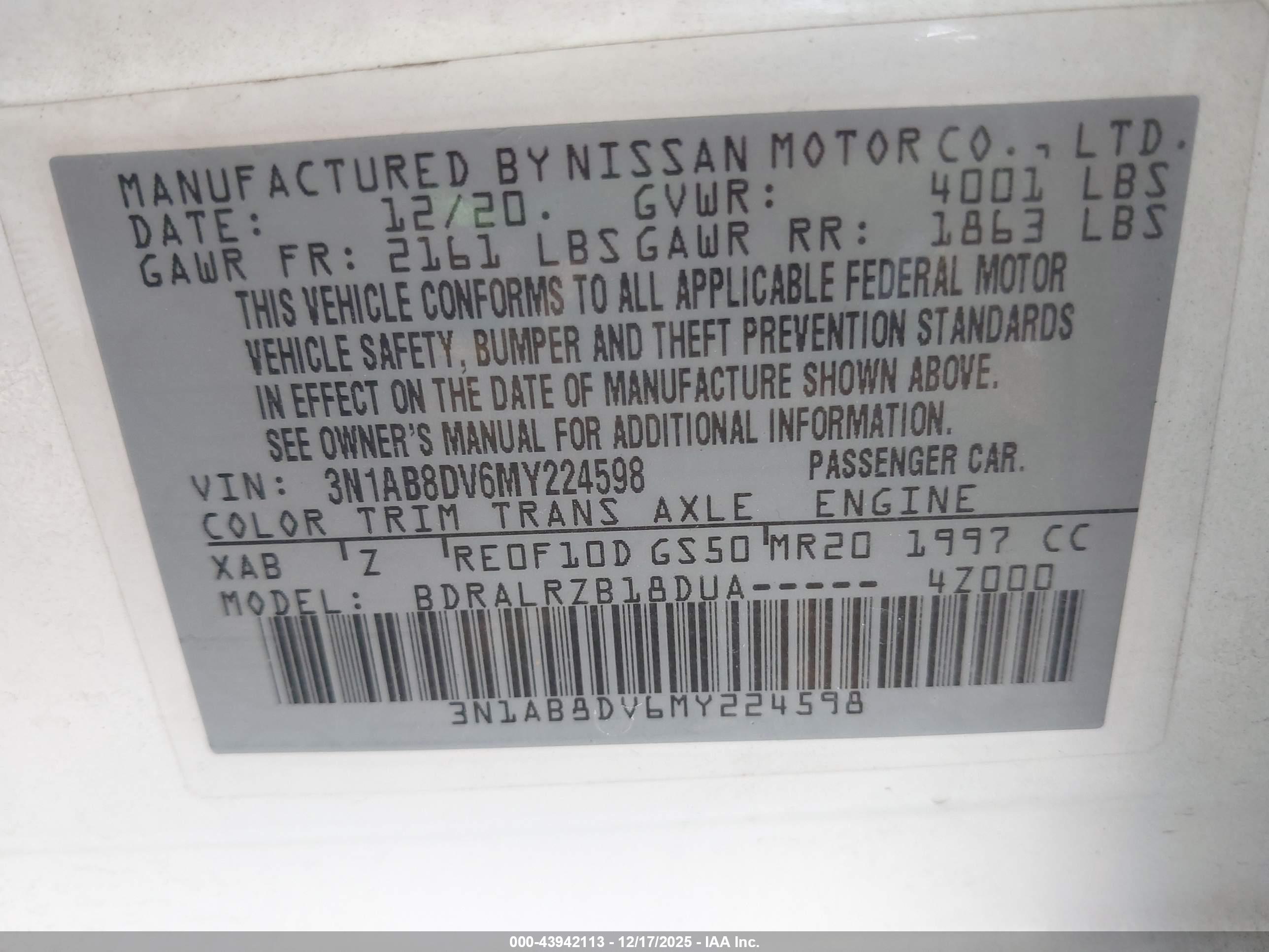 NISSAN SENTRA image 9