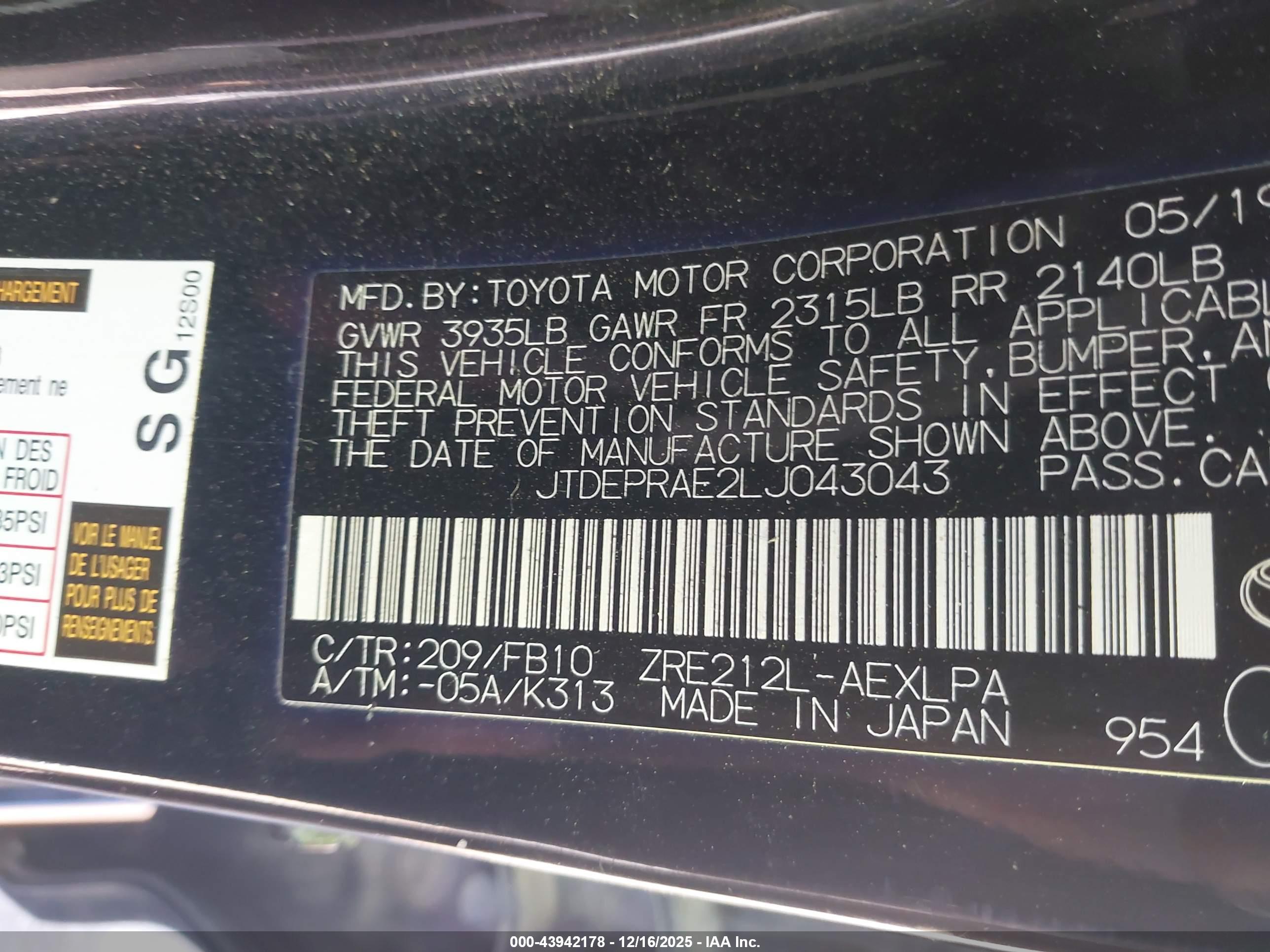 TOYOTA COROLLA image 9