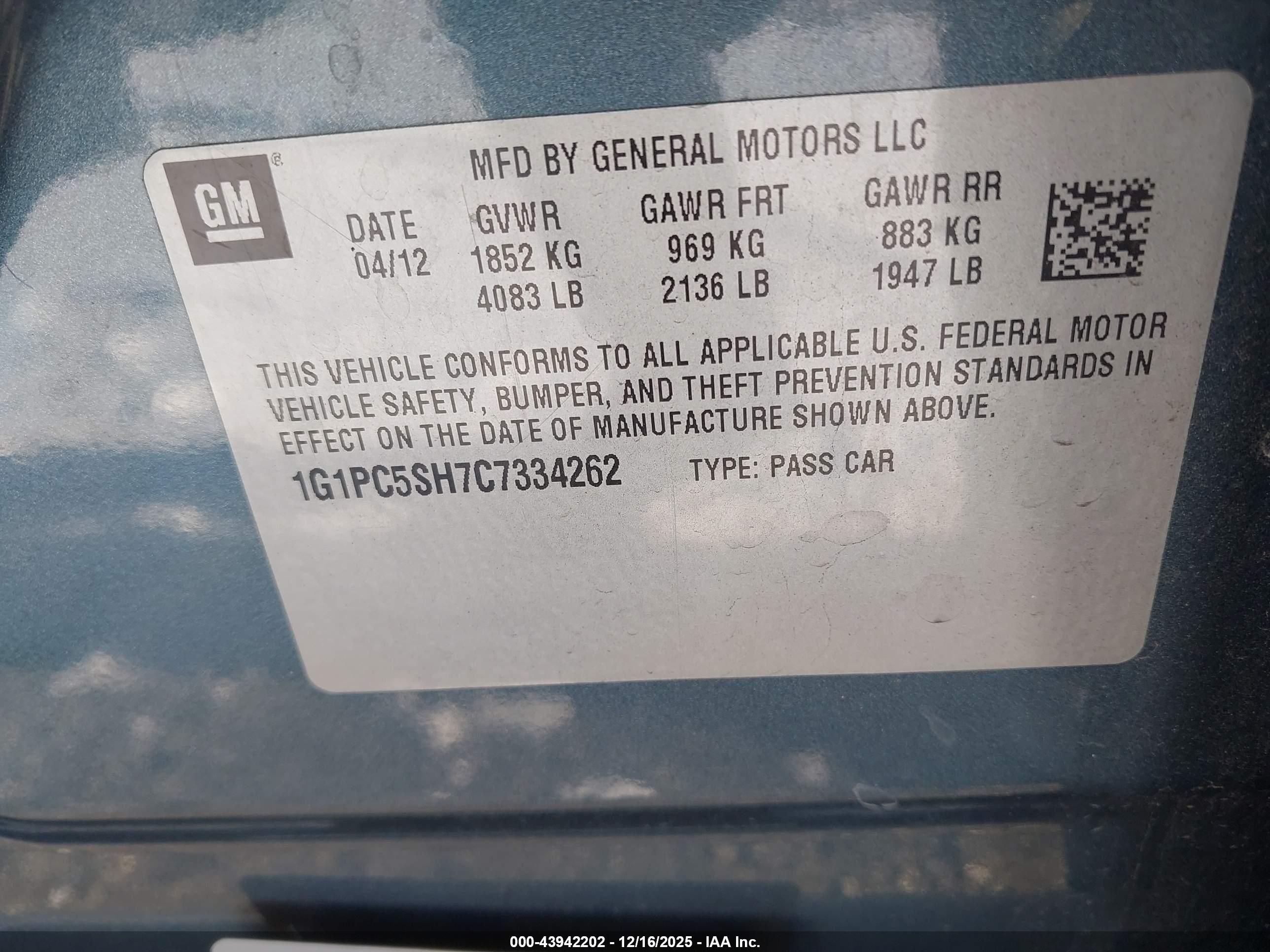 CHEVROLET CRUZE image 9