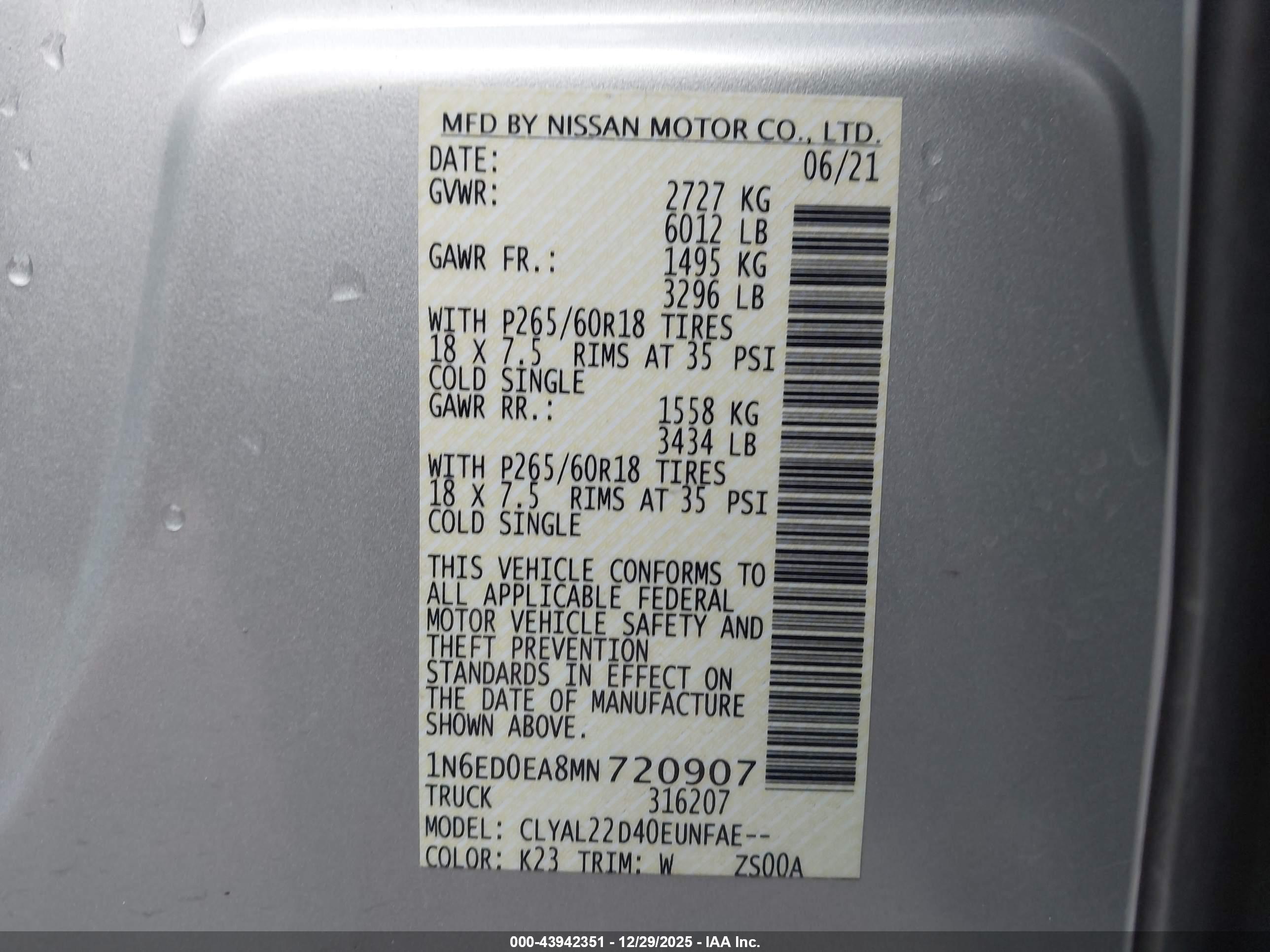 NISSAN FRONTIER image 9